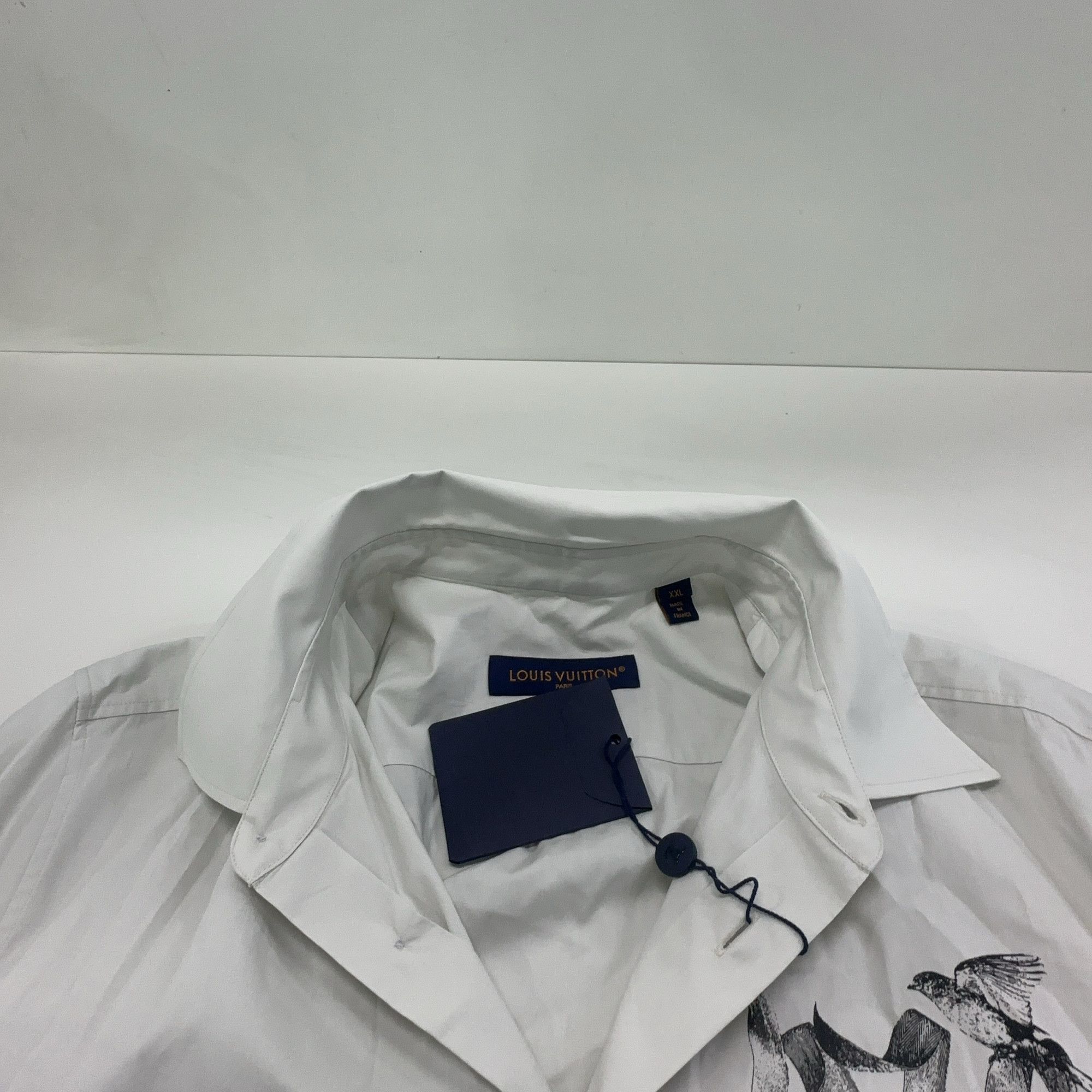Louis Vuitton Louis Vuitton Bird Logo Graphic Shirt XXL Size US XXL / EU 58 / 5 - 6 Thumbnail