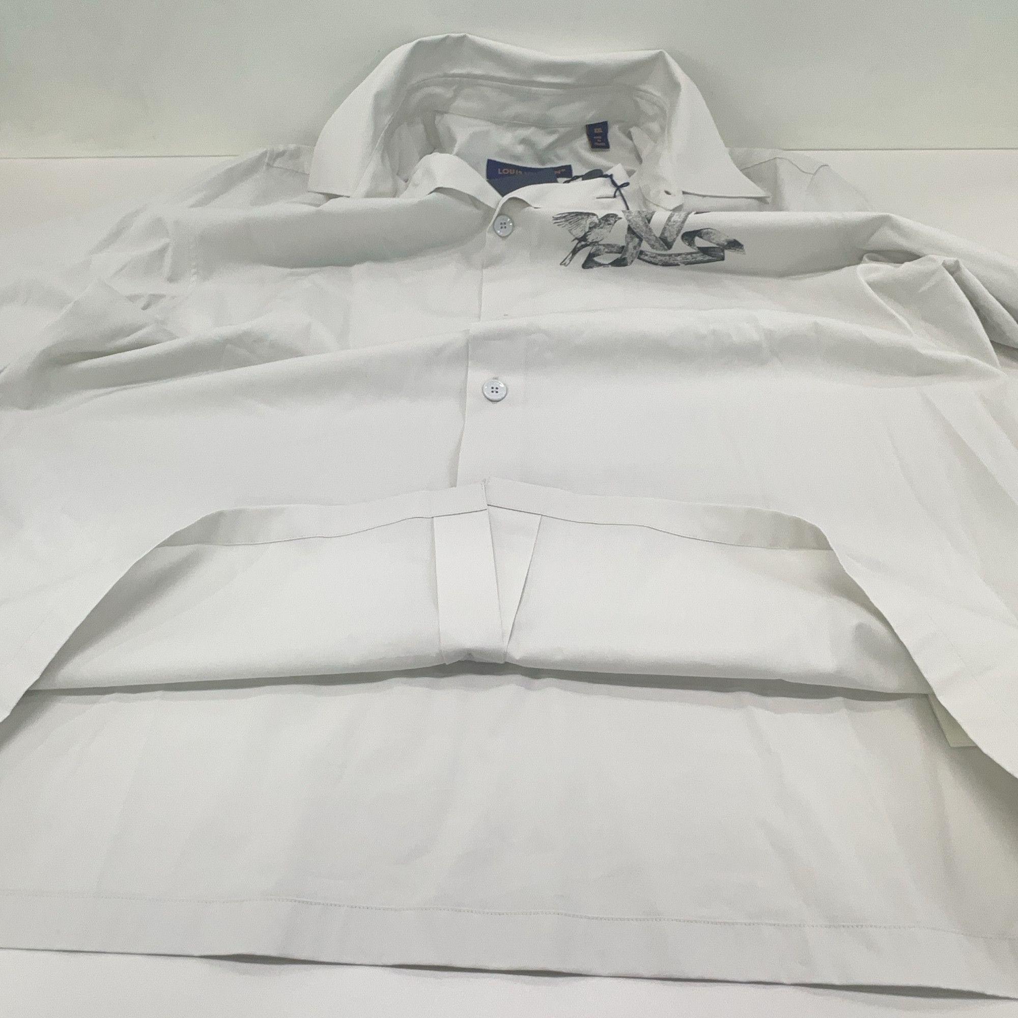 Louis Vuitton Louis Vuitton Bird Logo Graphic Shirt XXL Size US XXL / EU 58 / 5 - 7 Thumbnail