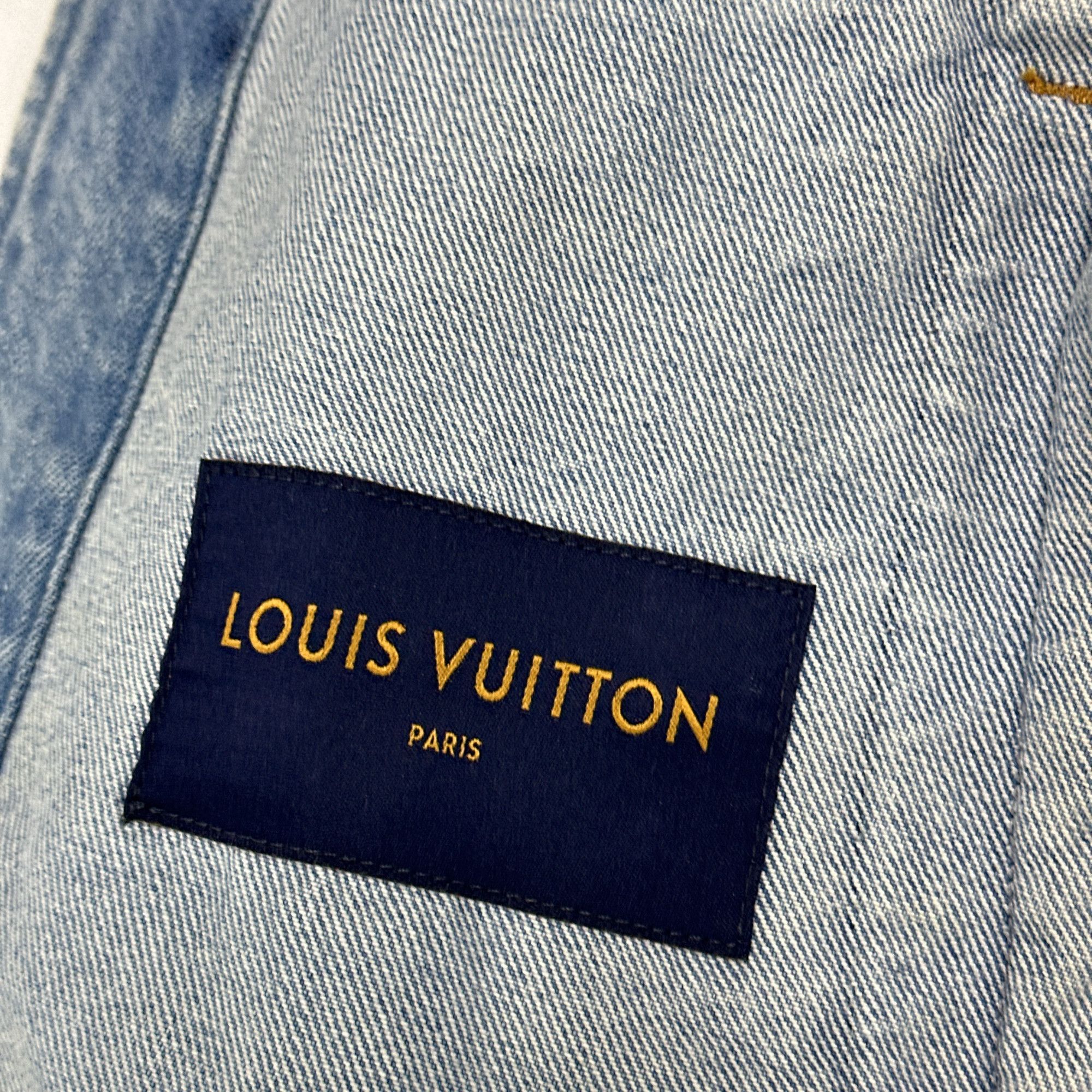 Louis Vuitton Louis Vuitton Light Wash Denim Jacket 50 Size US M / EU 48-50 / 2 - 4 Thumbnail
