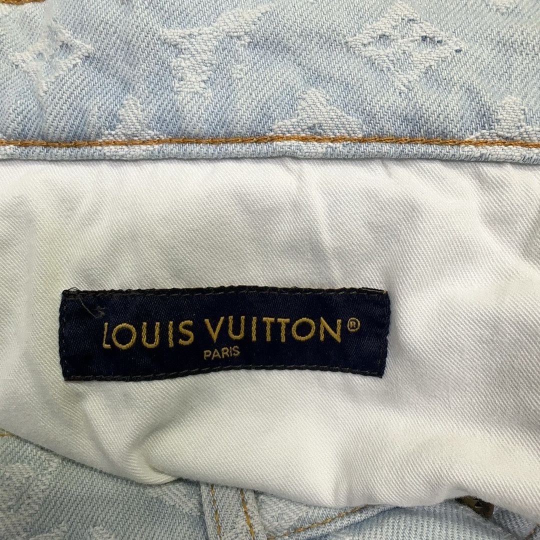 Louis Vuitton Louis Vuitton x Tyler Monogram Print Denim Jeans 34 Size US 34 / EU 50 - 3 Thumbnail