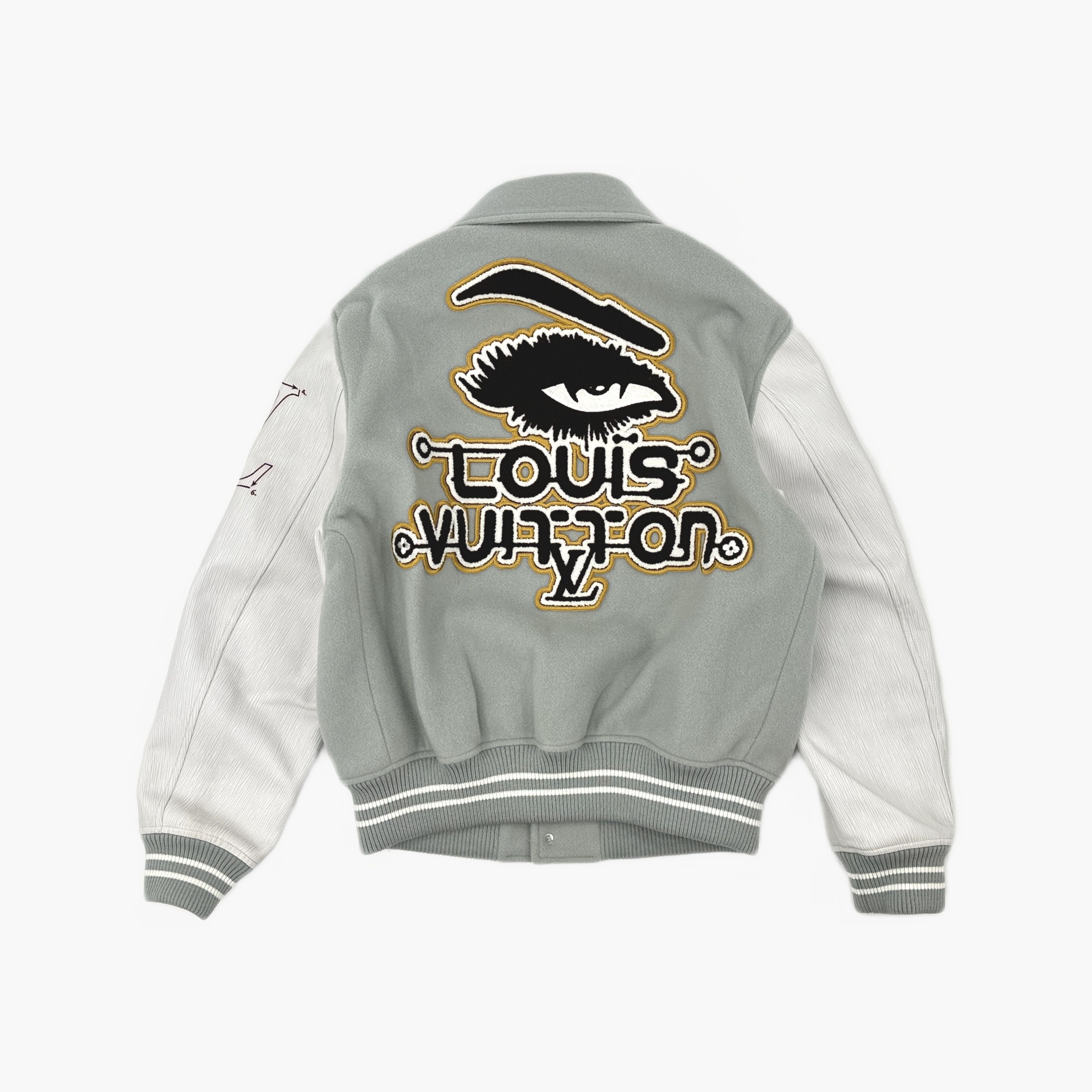 Louis Vuitton Louis Vuitton Eye Graphic Varsity Jacket 48 Size US M / EU 48-50 / 2 - 2 Thumbnail