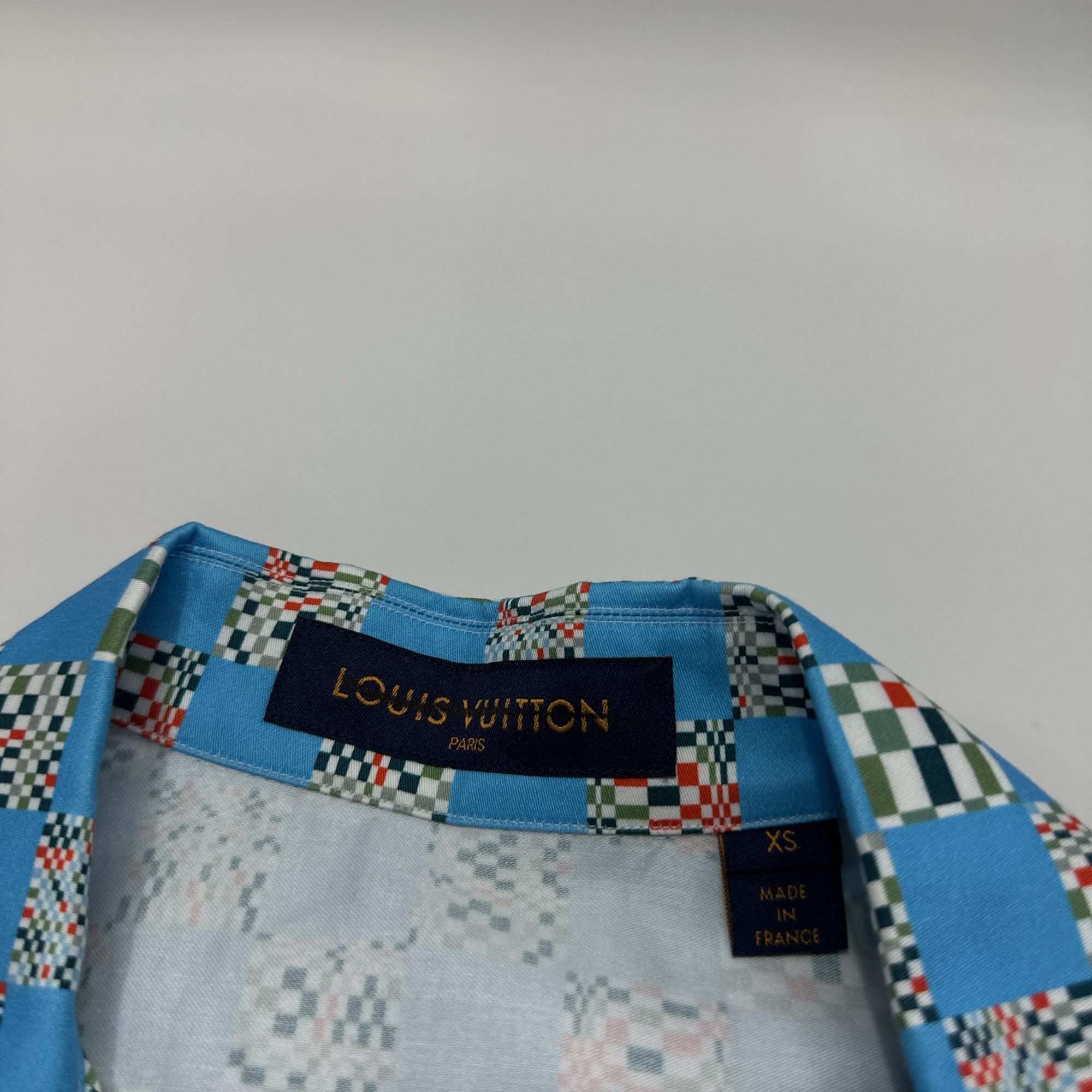 Louis Vuitton Louis Vuitton Damier Hawaiian Short Sleeve Shirt XS Size US XS / EU 42 / 0 - 4 Thumbnail