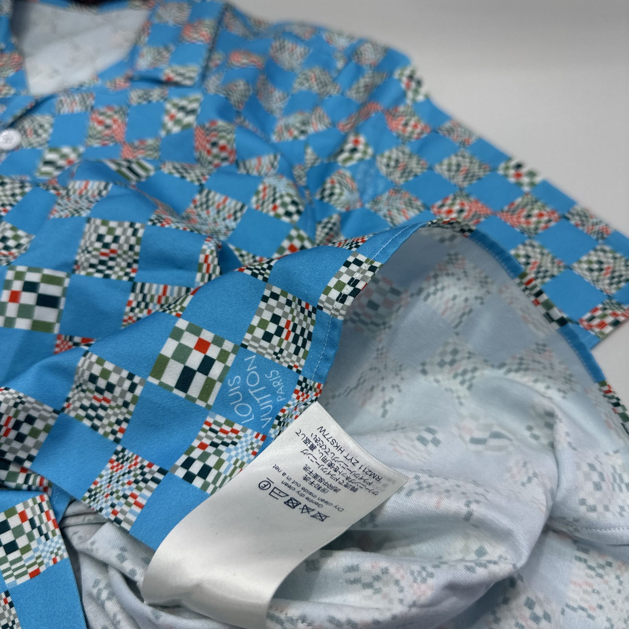 Louis Vuitton Louis Vuitton Damier Hawaiian Short Sleeve Shirt XS Size US XS / EU 42 / 0 - 3 Thumbnail