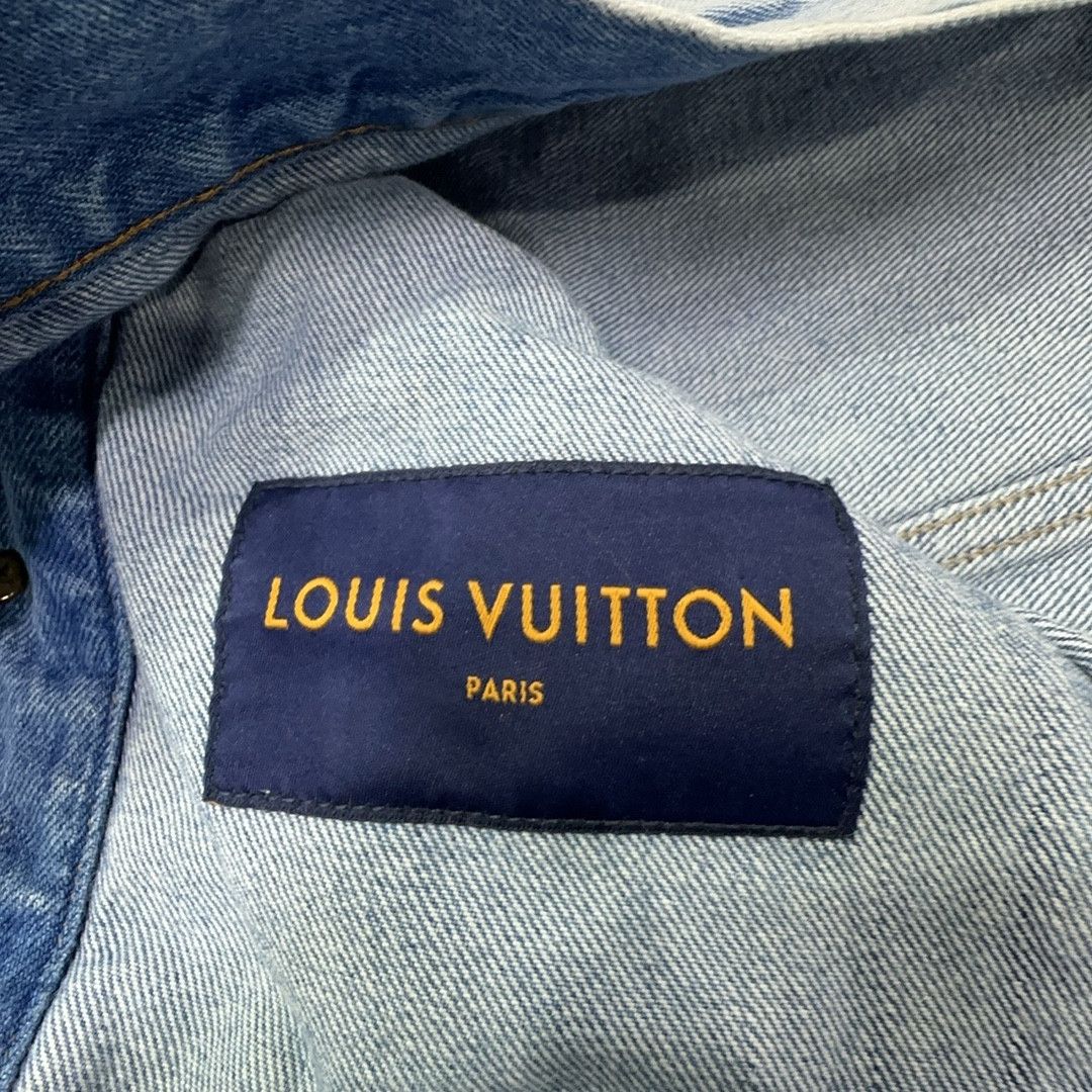 Louis Vuitton Louis Vuitton Blue Wash Denim Jacket Size 48 Size US M / EU 48-50 / 2 - 3 Thumbnail