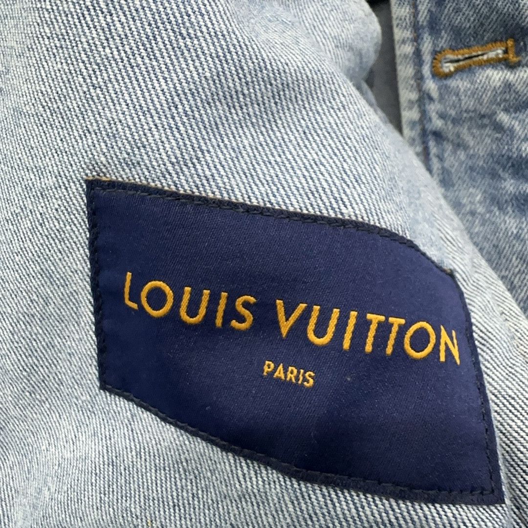 Louis Vuitton Louis Vuitton Washed Blue Denim Jacket 44 Size US S / EU 44-46 / 1 - 4 Thumbnail