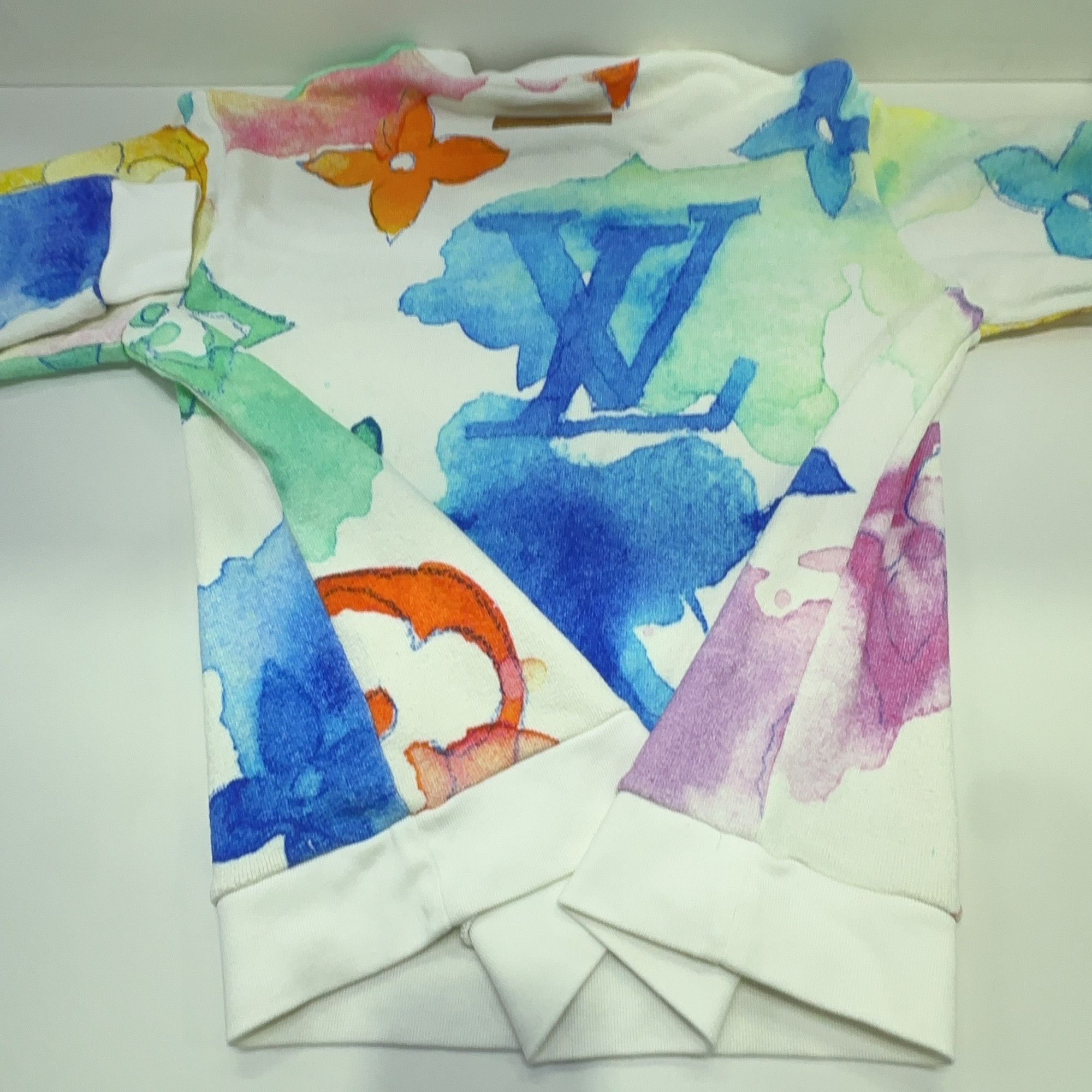 Louis Vuitton Louis Vuitton Watercolor Monogram Sweatshirt L Size US L / EU 52-54 / 3 - 12 Thumbnail