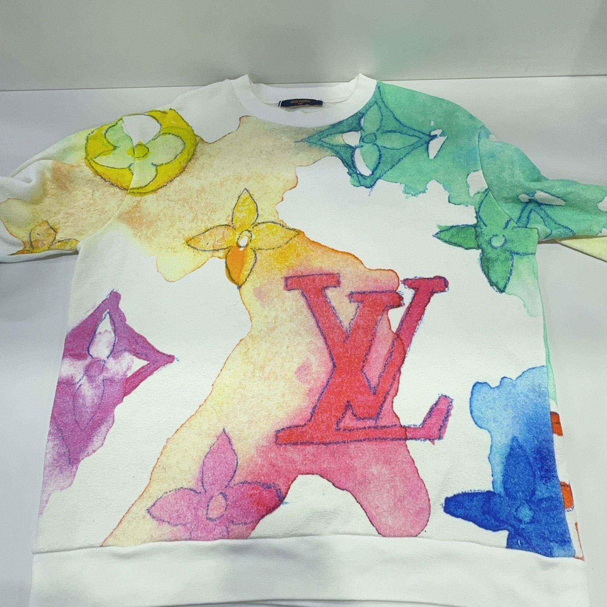 Louis Vuitton Louis Vuitton Watercolor Monogram Sweatshirt L Size US L / EU 52-54 / 3 - 6 Thumbnail