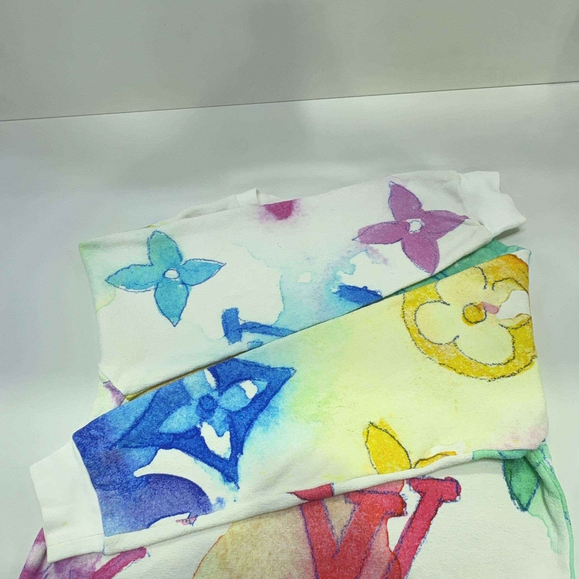 Louis Vuitton Louis Vuitton Watercolor Monogram Sweatshirt L Size US L / EU 52-54 / 3 - 8 Thumbnail