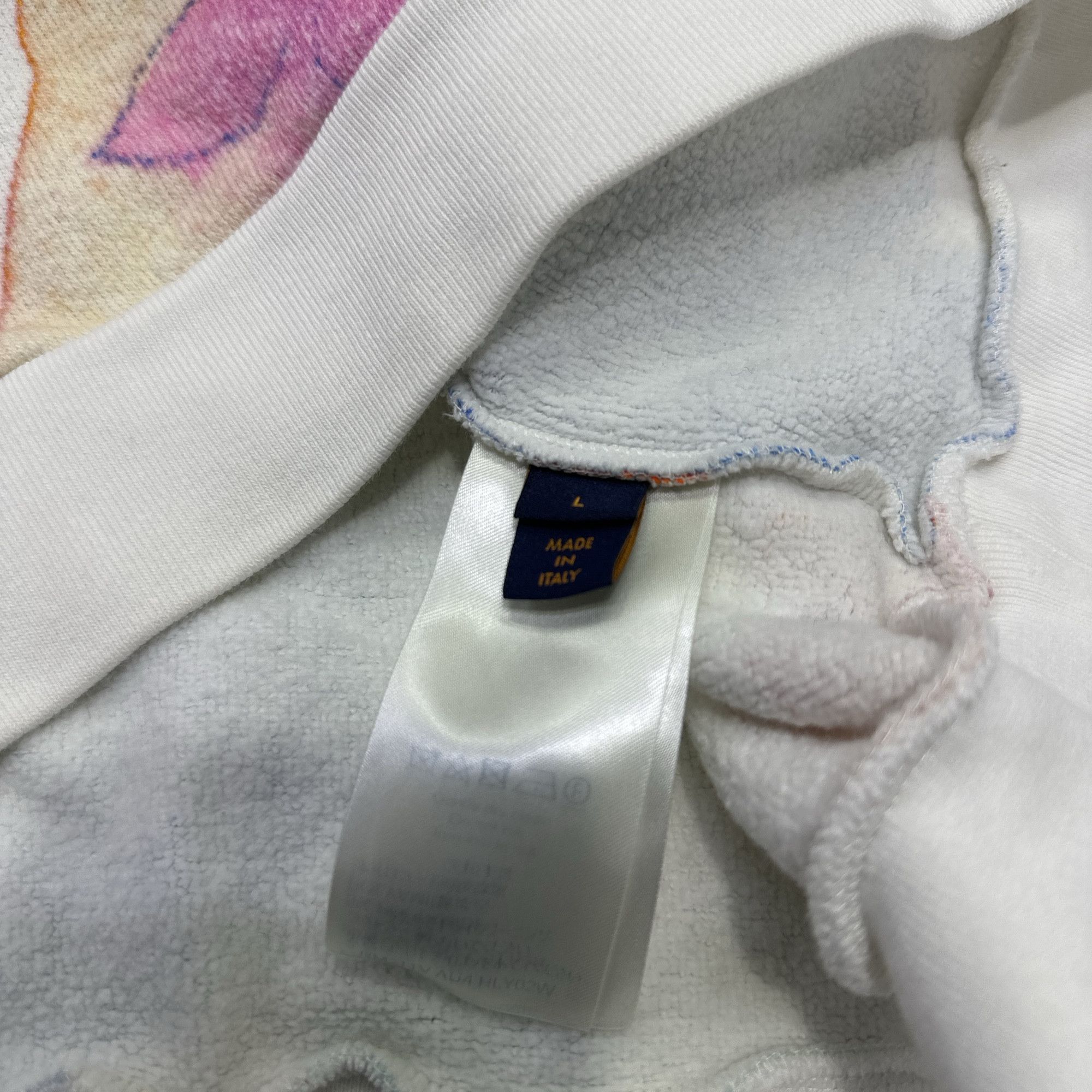 Louis Vuitton Louis Vuitton Watercolor Monogram Sweatshirt L Size US L / EU 52-54 / 3 - 3 Thumbnail