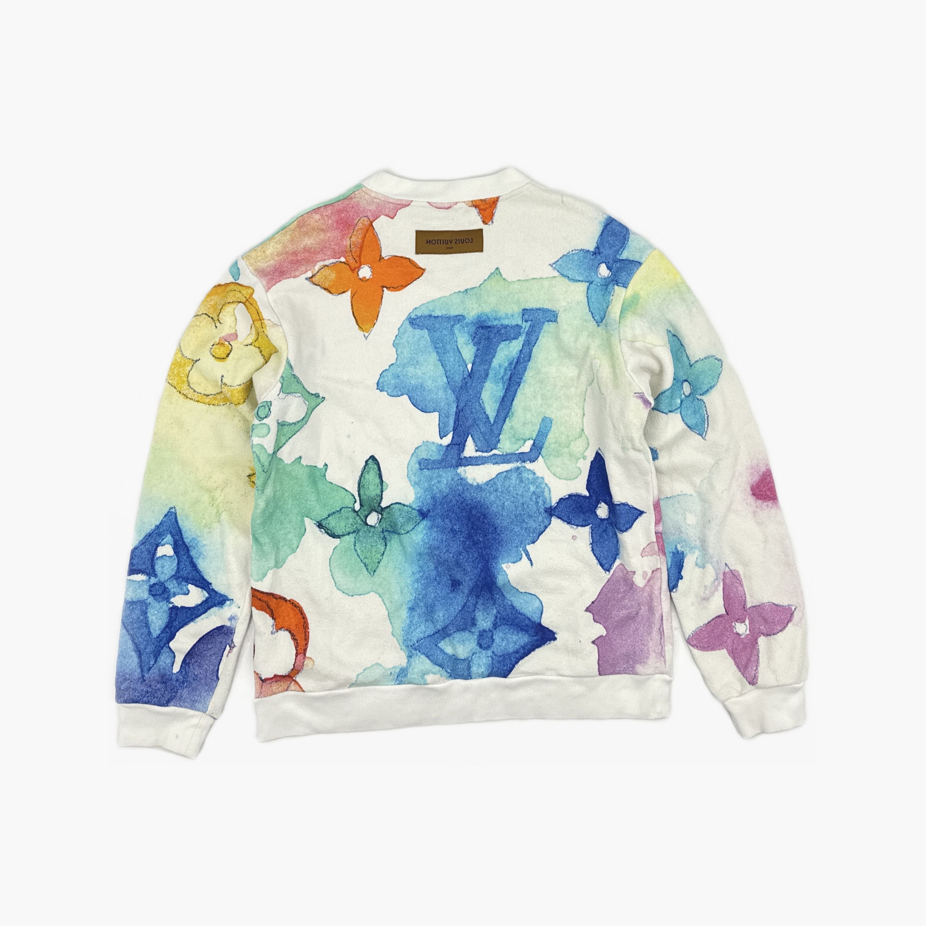 Louis Vuitton Louis Vuitton Watercolor Monogram Sweatshirt L Size US L / EU 52-54 / 3 - 2 Thumbnail