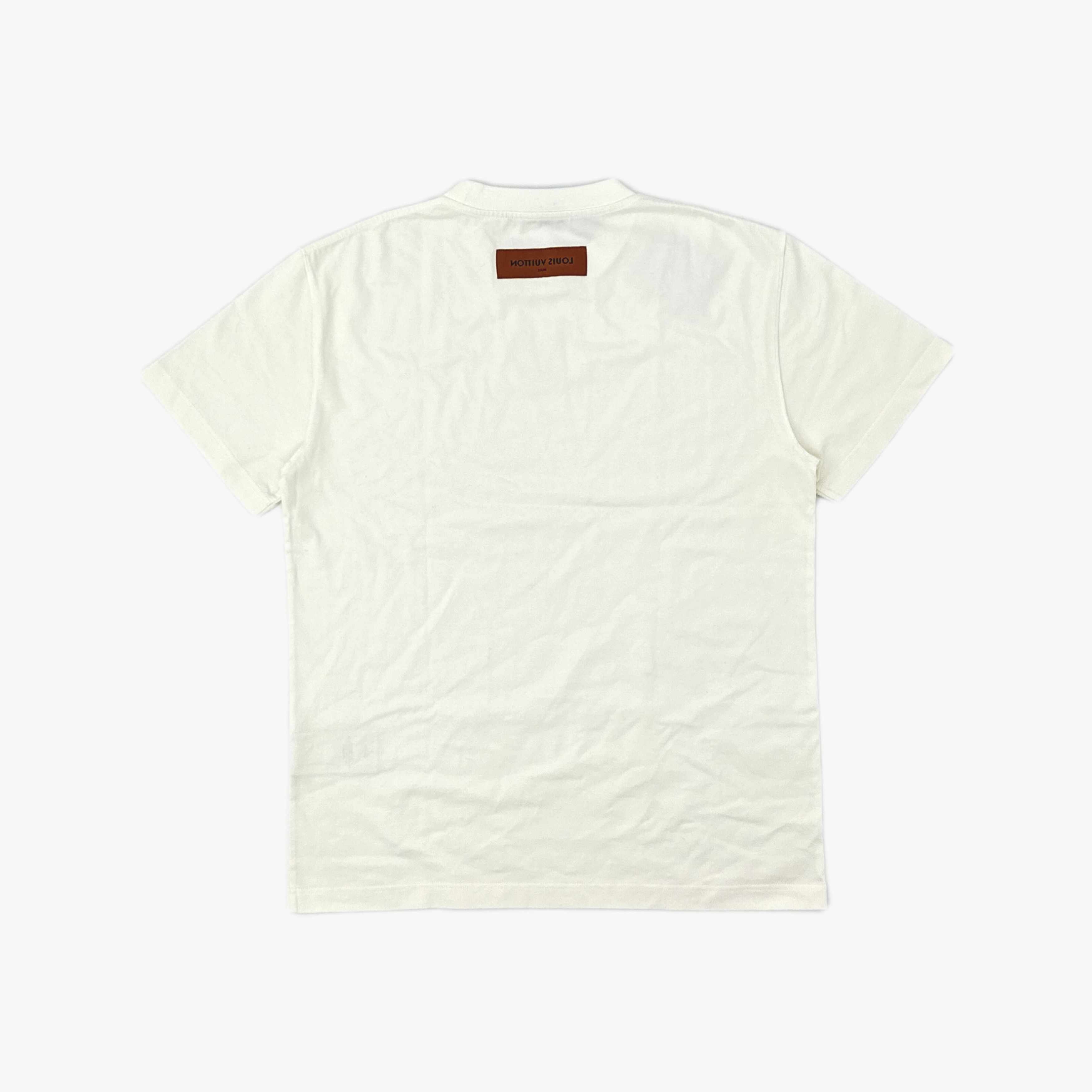 Louis Vuitton Louis Vuitton White Logo Patch T-Shirt Size S Size US S / EU 44-46 / 1 - 2 Thumbnail