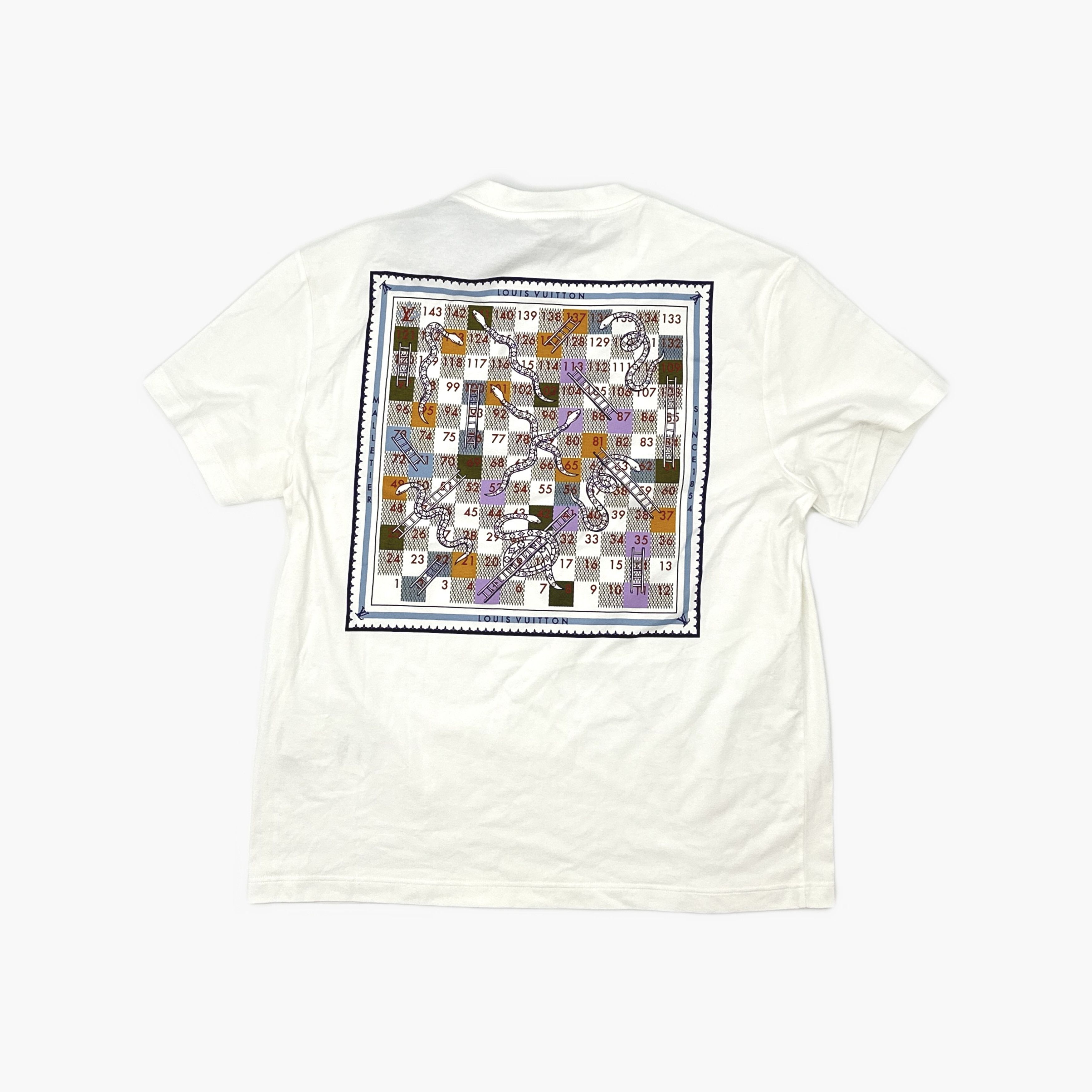Louis Vuitton Louis Vuitton Snakes and Ladders Print T-Shirt XL Size US XL / EU 56 / 4 - 2 Thumbnail