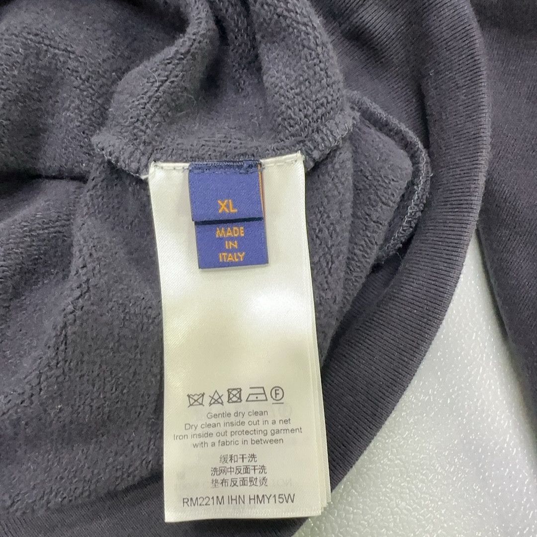 Louis Vuitton Louis Vuitton Two-tone Hoodie XL Size US XL / EU 56 / 4 - 4 Thumbnail