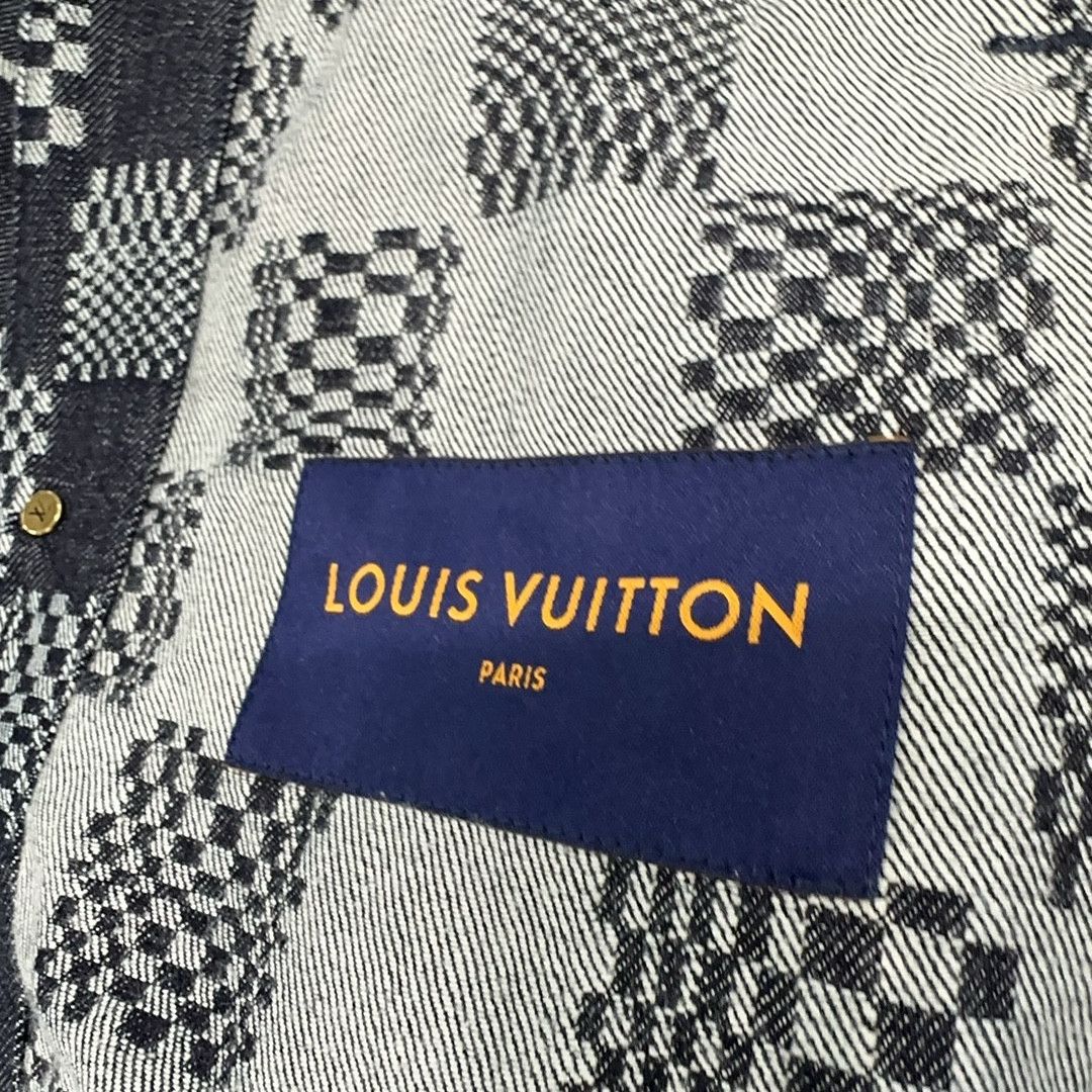 Louis Vuitton Louis Vuitton Damier Denim Jacket 48 Size US M / EU 48-50 / 2 - 4 Thumbnail