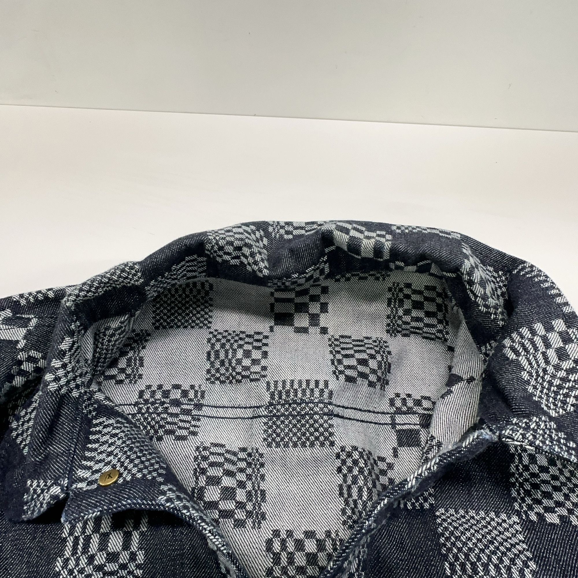 Louis Vuitton Louis Vuitton Damier Denim Jacket 48 Size US M / EU 48-50 / 2 - 5 Thumbnail