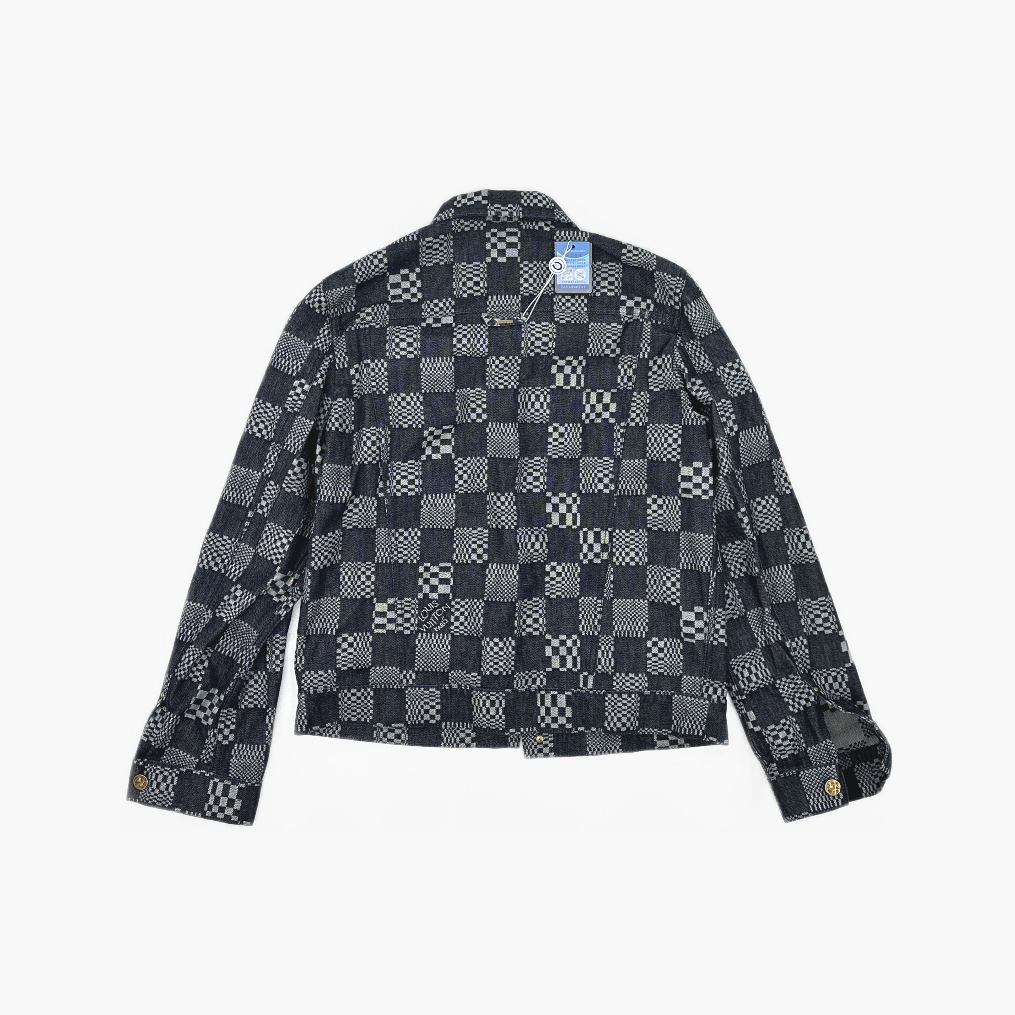 Louis Vuitton Louis Vuitton Damier Denim Jacket 48 Size US M / EU 48-50 / 2 - 2 Thumbnail