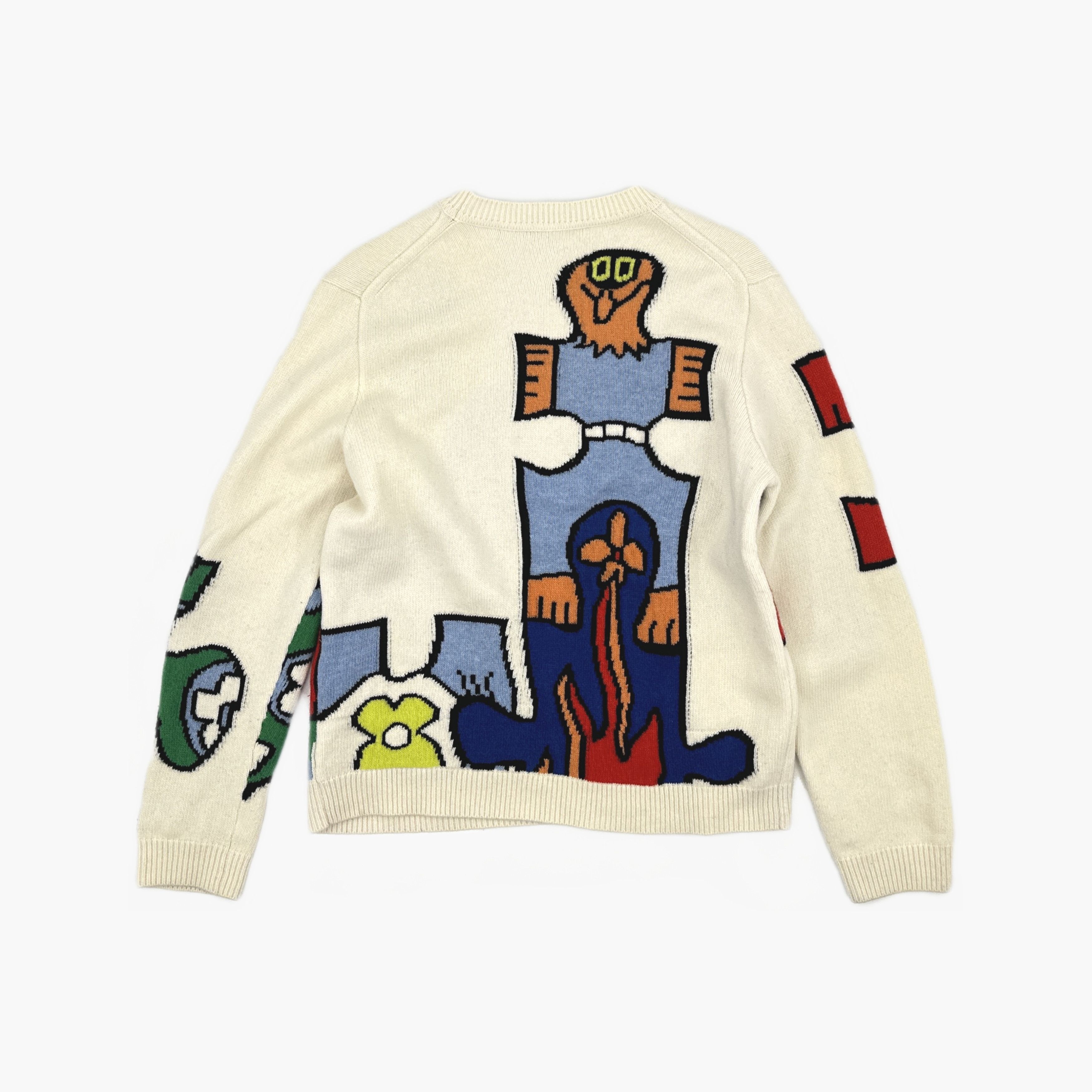 Louis Vuitton Louis Vuitton SS23 Cartoon Jacquard Sweater XXL Size US XXL / EU 58 / 5 - 2 Thumbnail