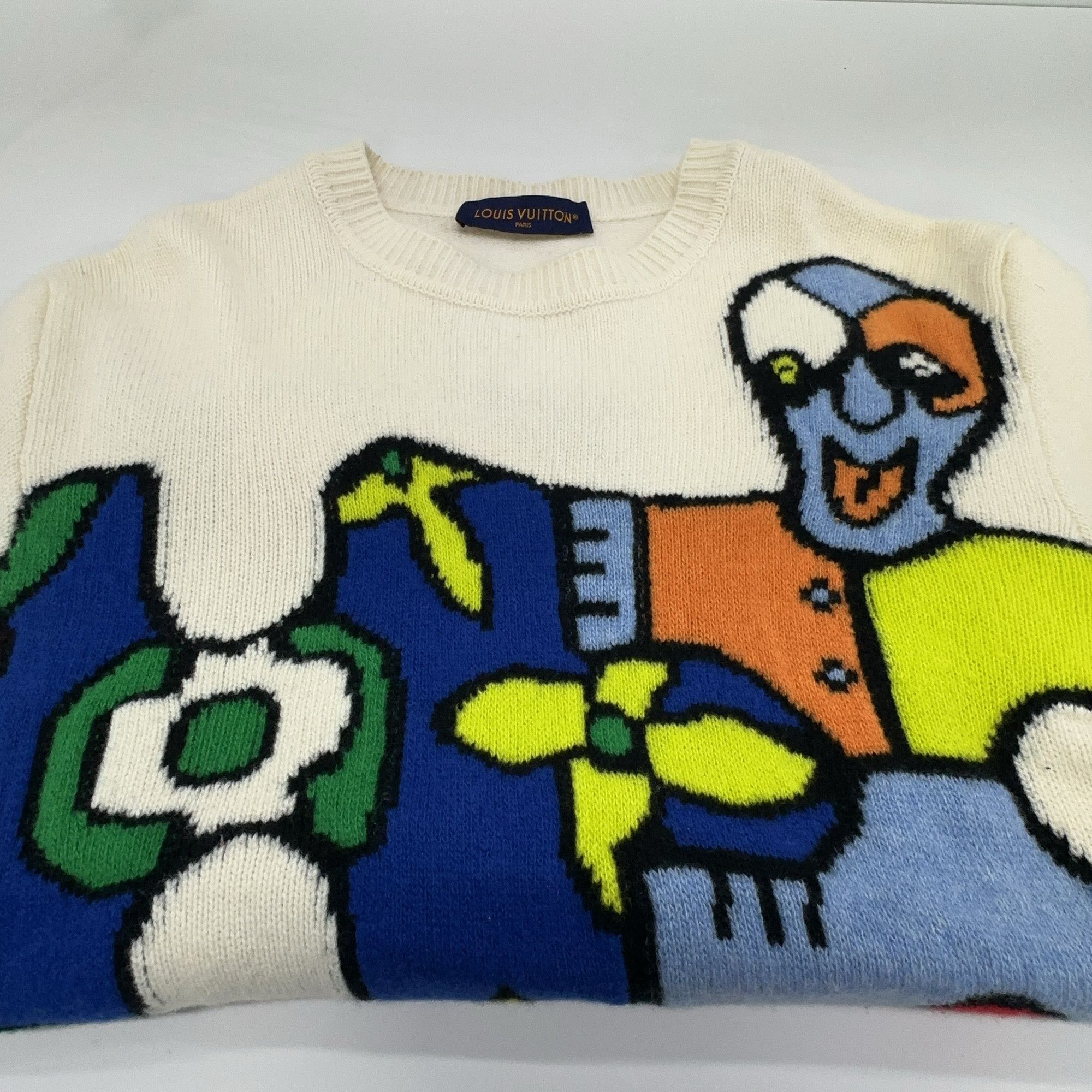 Louis Vuitton Louis Vuitton SS23 Cartoon Jacquard Sweater XXL Size US XXL / EU 58 / 5 - 5 Thumbnail