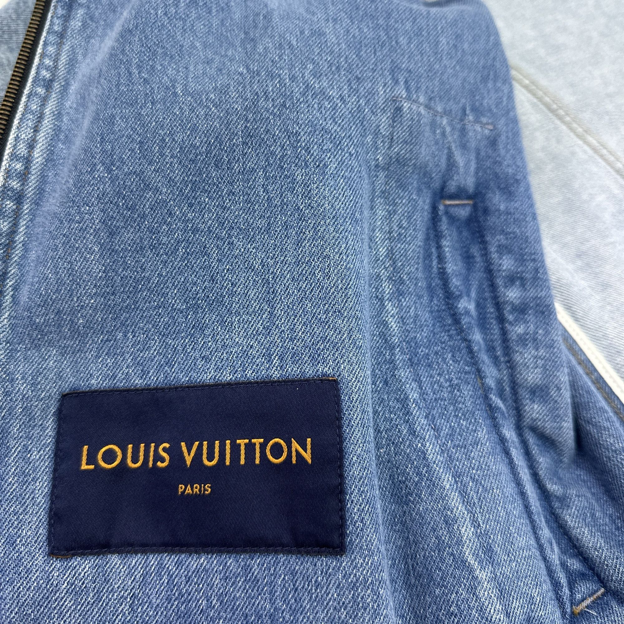 Louis Vuitton Louis Vuitton Layered Washed Denim Jacket Size 50 Size US M / EU 48-50 / 2 - 3 Thumbnail
