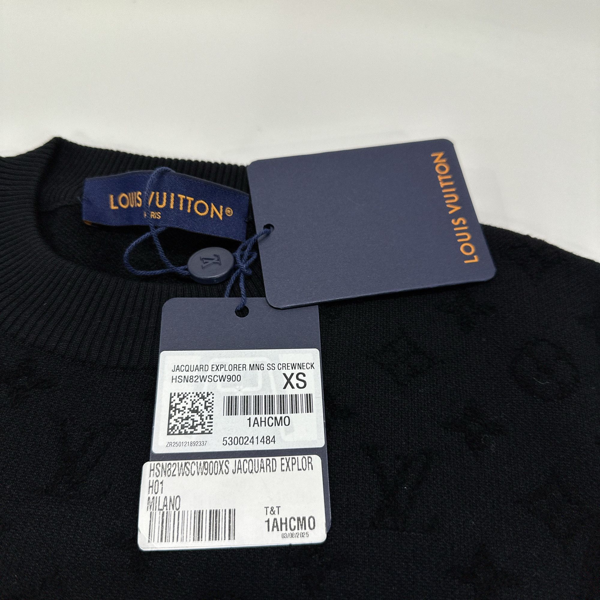 Louis Vuitton Louis Vuitton Monogram Jacquard T-Shirt XS Size US XS / EU 42 / 0 - 3 Thumbnail