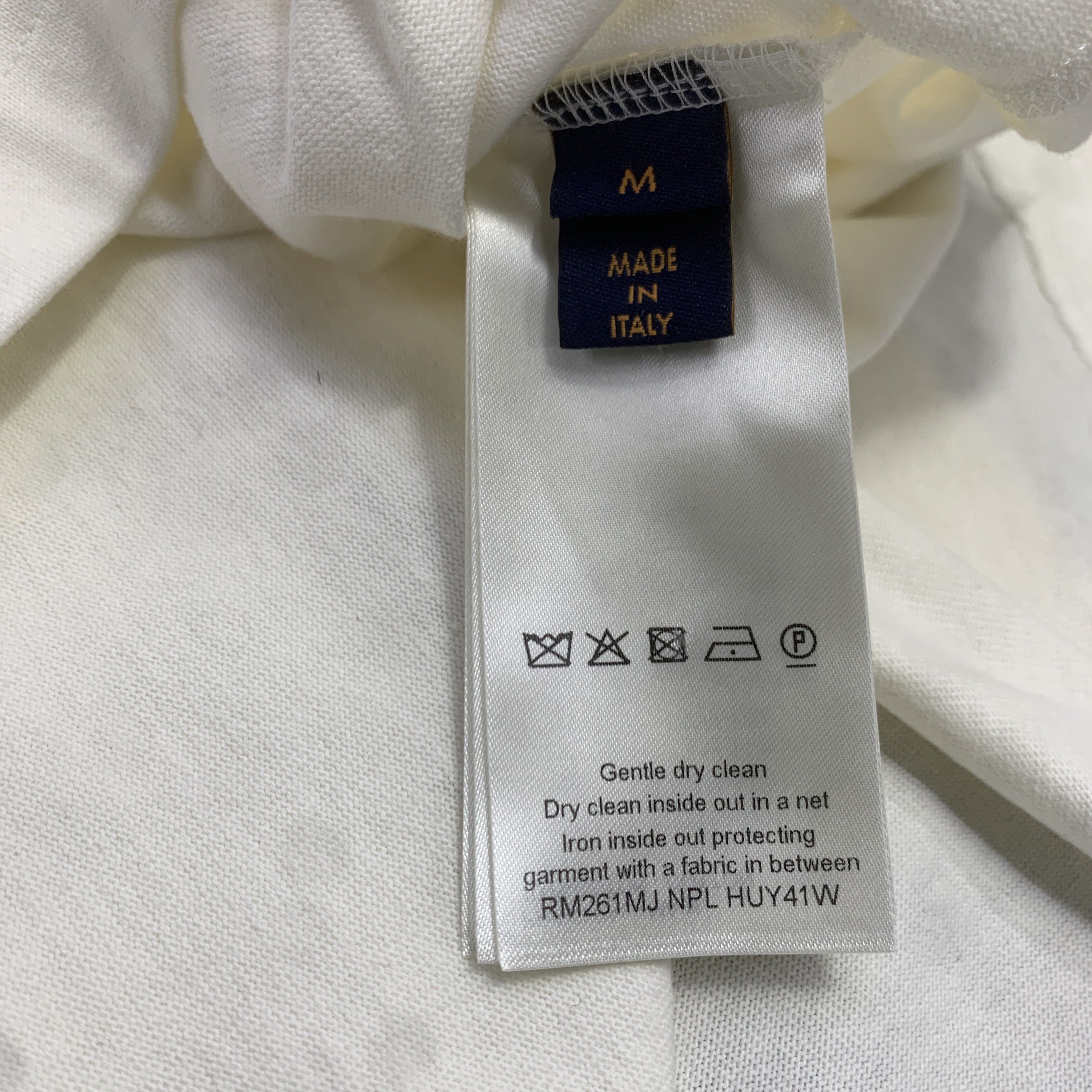 Louis Vuitton Louis Vuitton MLVD Embroidered T-Shirt Size M Size US M / EU 48-50 / 2 - 3 Thumbnail