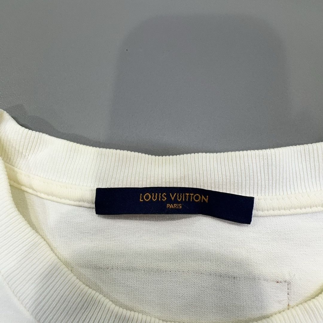 Louis Vuitton Louis Vuitton Cable Pattern Graphic T-Shirt S Size US S / EU 44-46 / 1 - 3 Thumbnail