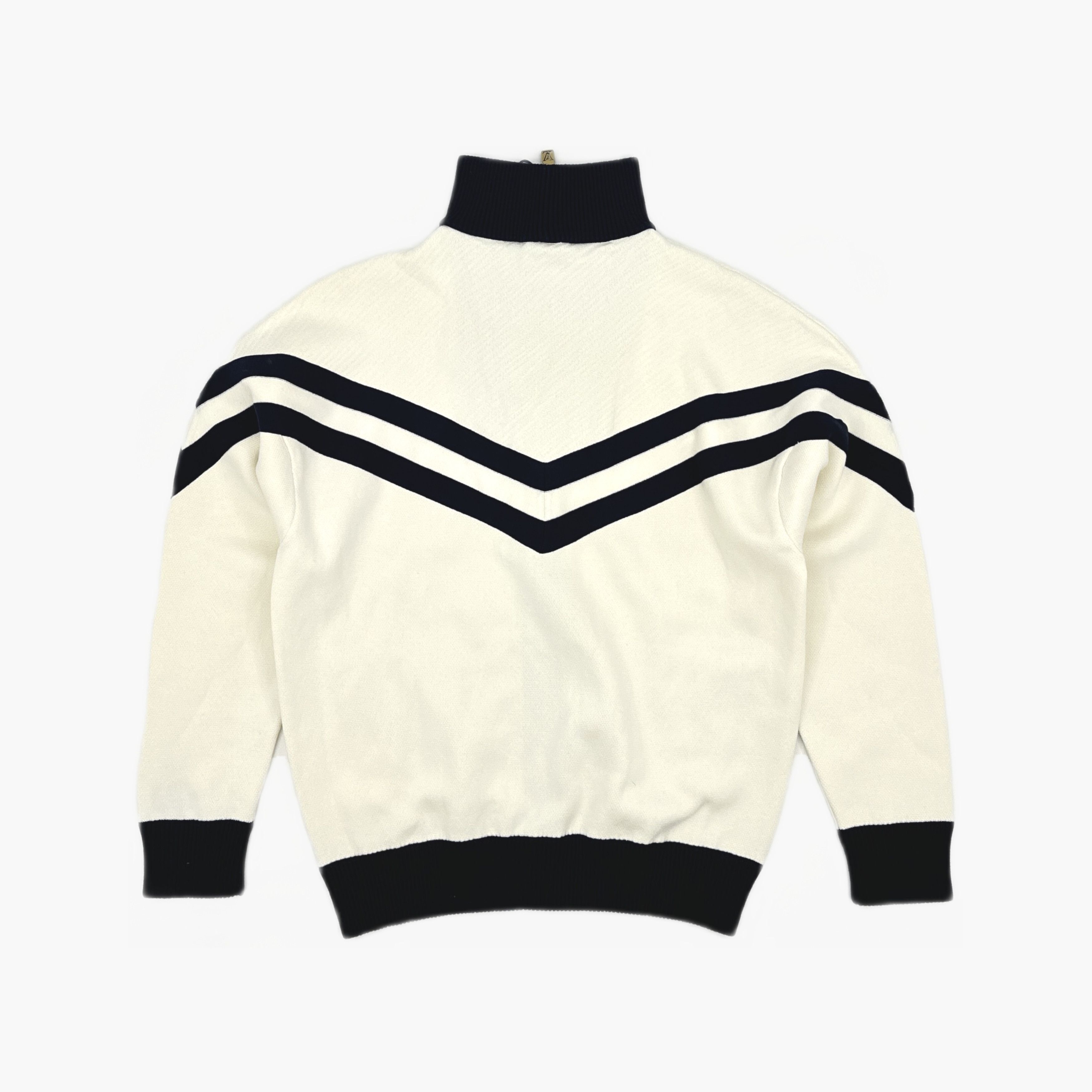 Louis Vuitton Louis Vuitton Striped Zip-Up Knit Jacket Size M Size US M / EU 48-50 / 2 - 2 Thumbnail