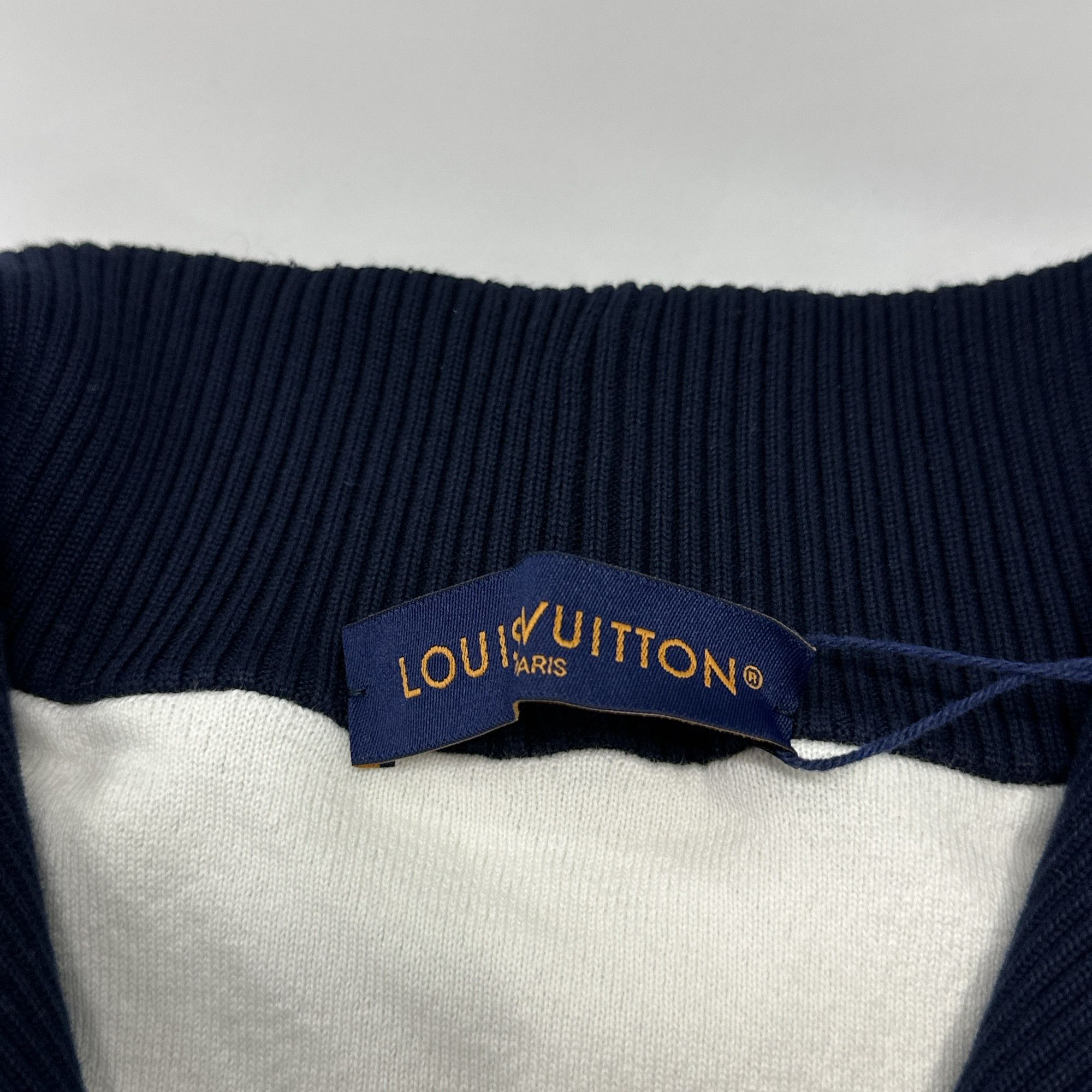 Louis Vuitton Louis Vuitton Striped Zip-Up Knit Jacket Size M Size US M / EU 48-50 / 2 - 4 Thumbnail