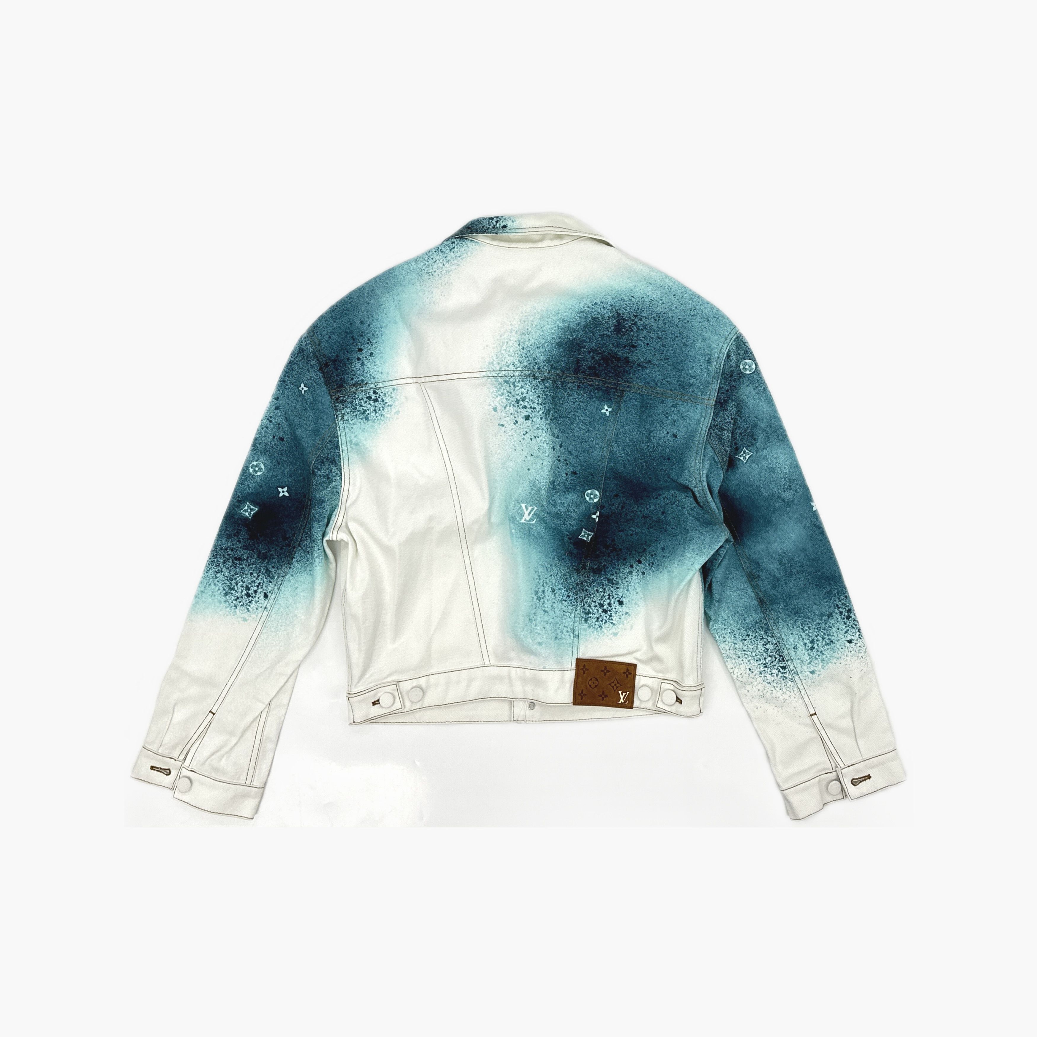 Louis Vuitton Louis Vuitton SS23 Spray Print Denim Jacket 44 Size US S / EU 44-46 / 1 - 2 Thumbnail