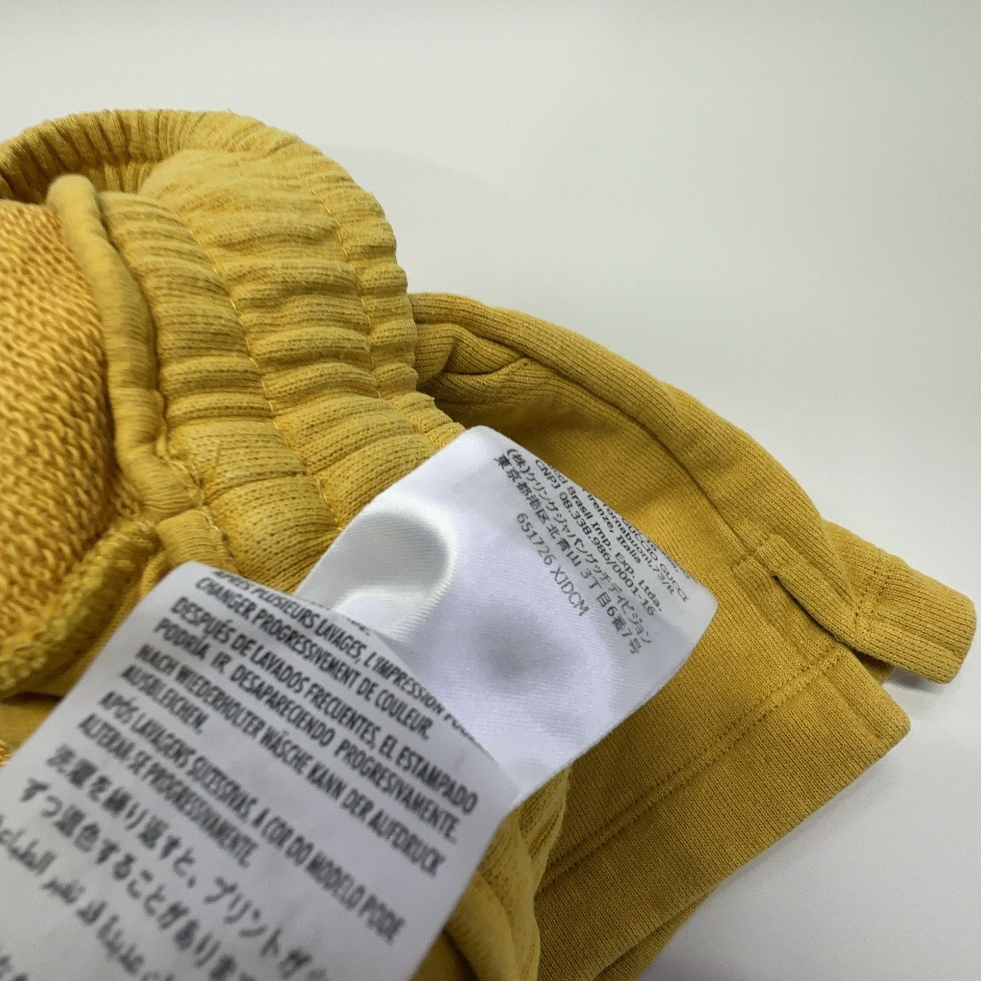 Gucci Gucci x The North Face Yellow Logo Sweat Shorts XS Size US 28 / EU 44 - 3 Thumbnail