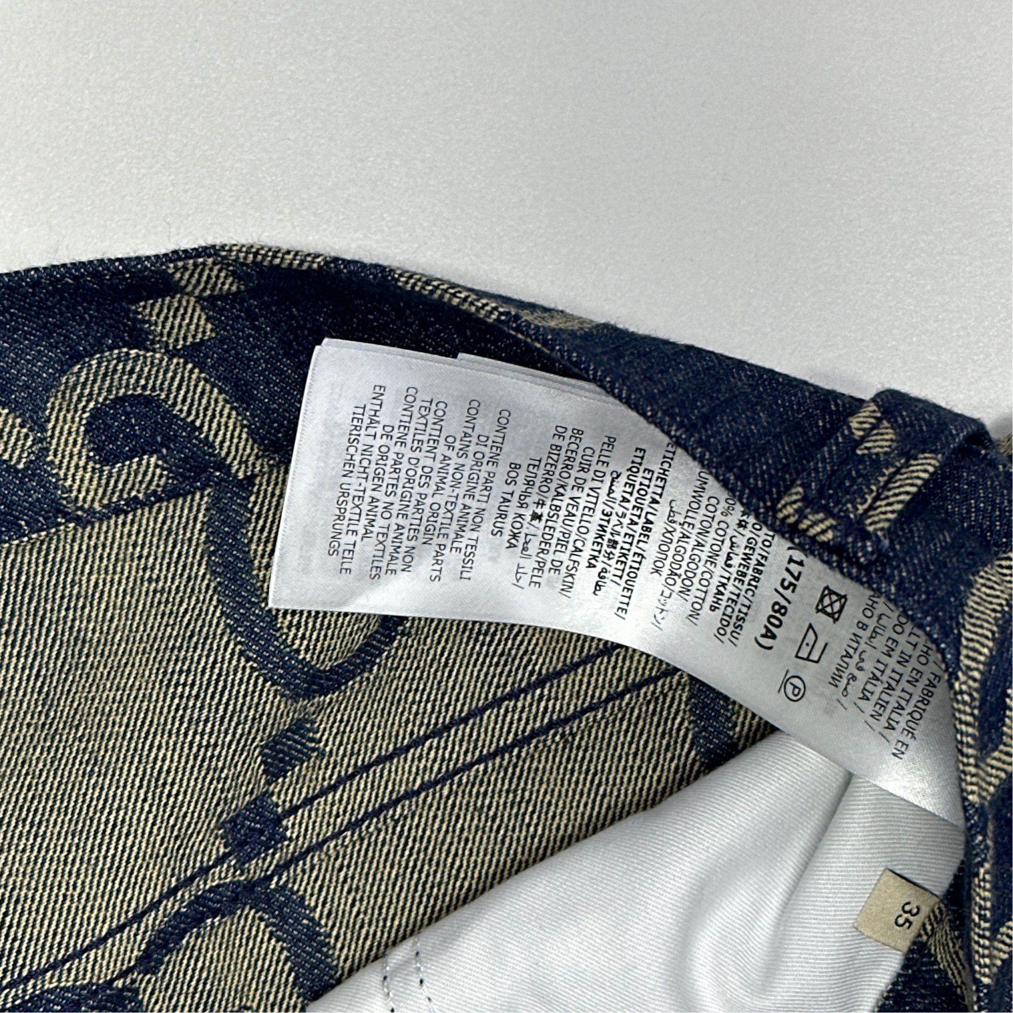 Gucci Gucci Monogram Denim Shorts 35 Size US 35 - 2 Thumbnail