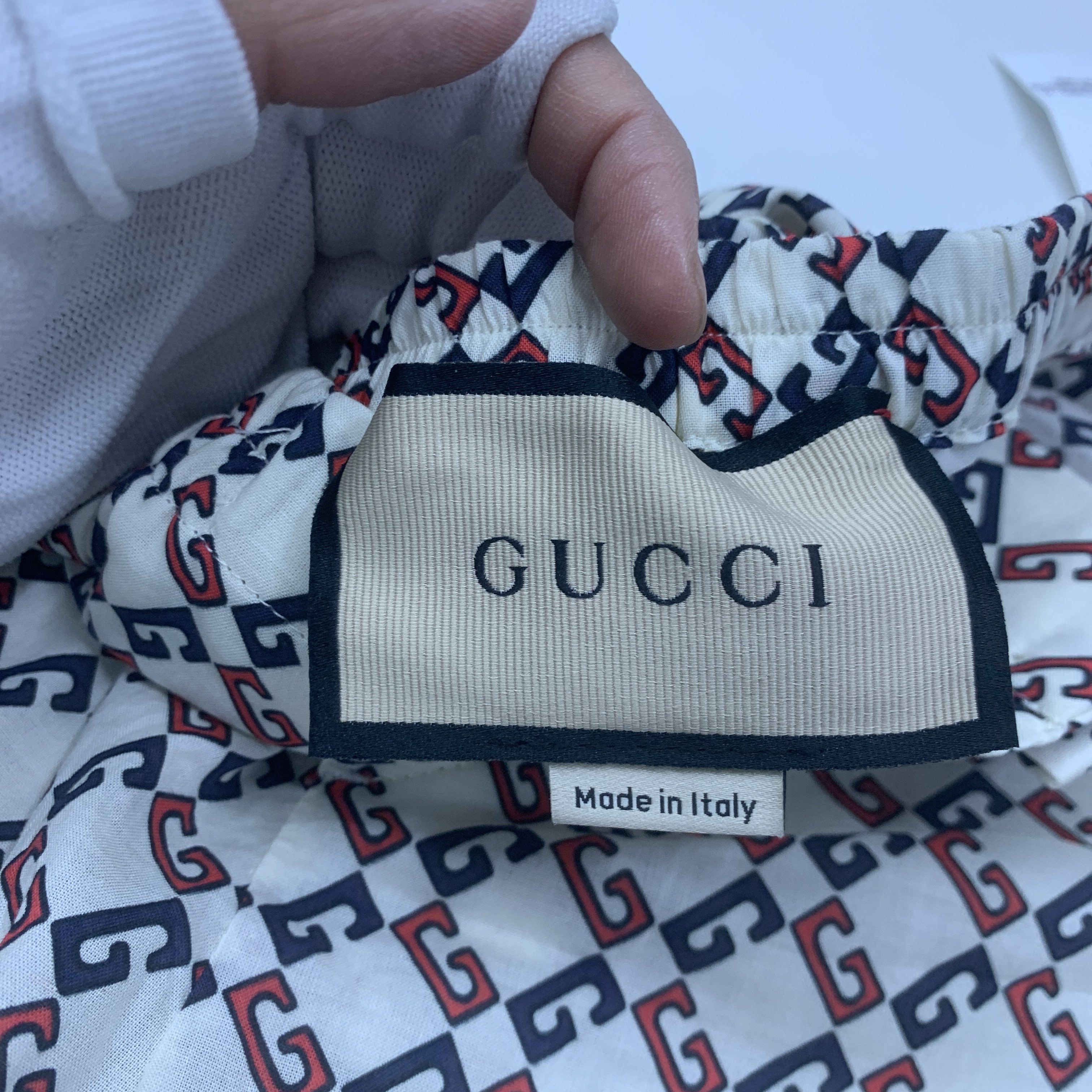 Gucci Gucci Geometric Monogram Cotton Shorts EU 46 Size US 30 / EU 46 - 3 Thumbnail