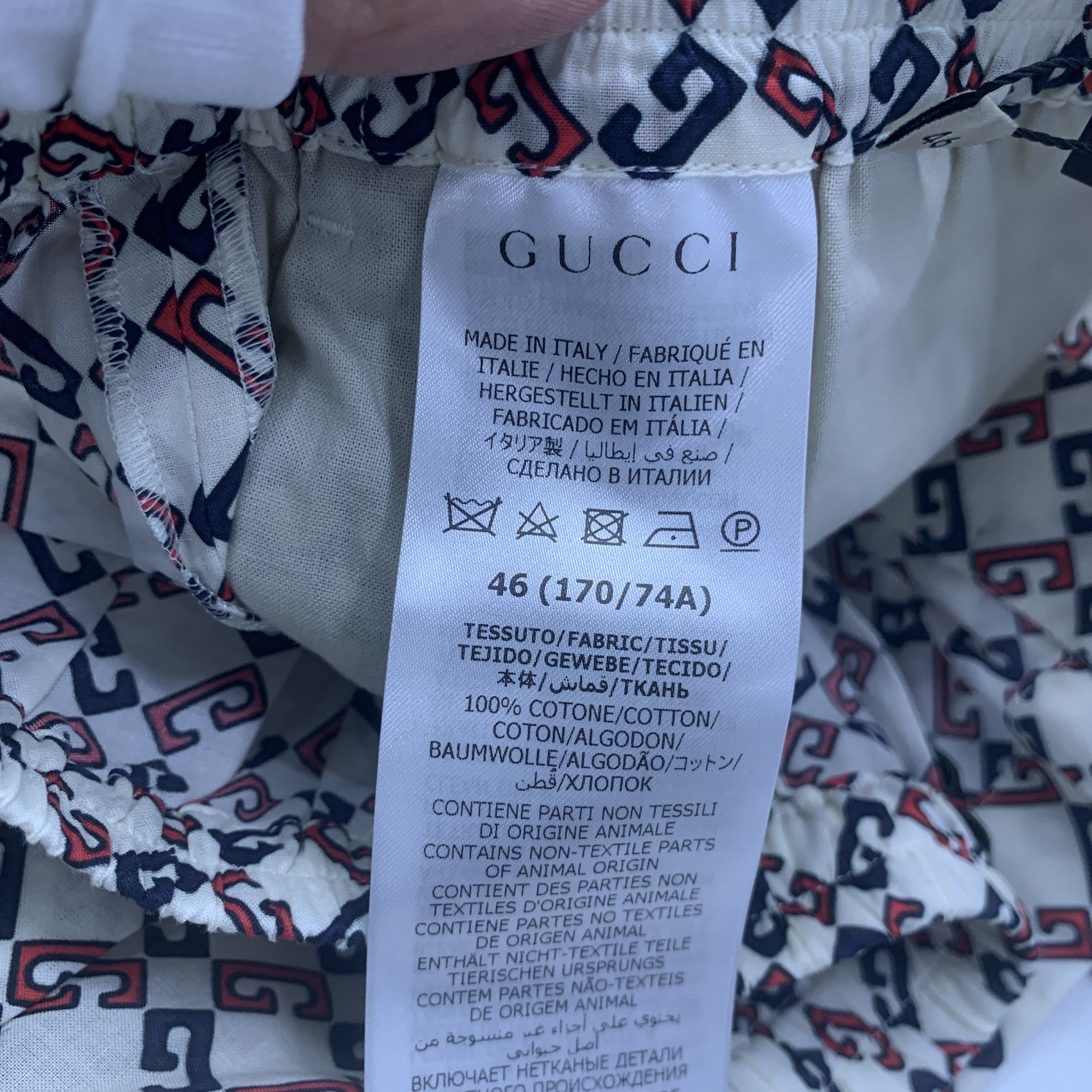 Gucci Gucci Geometric Monogram Cotton Shorts EU 46 Size US 30 / EU 46 - 6 Thumbnail