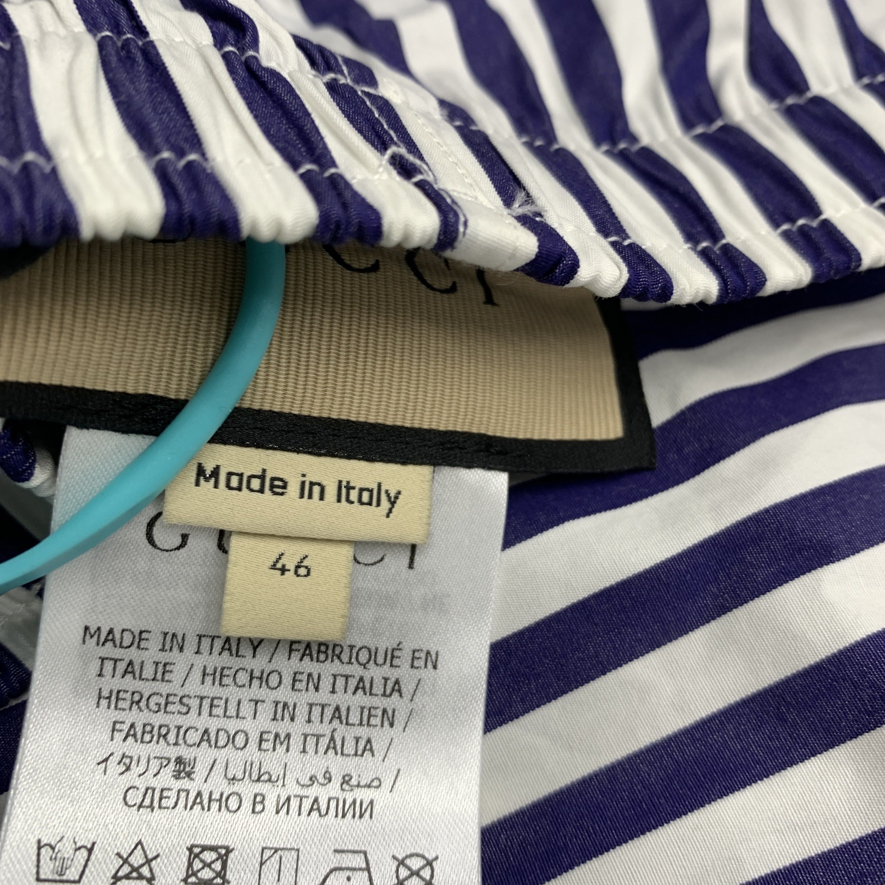 Gucci Gucci Striped Cotton Shorts Size 30 Size US 30 / EU 46 - 2 Thumbnail