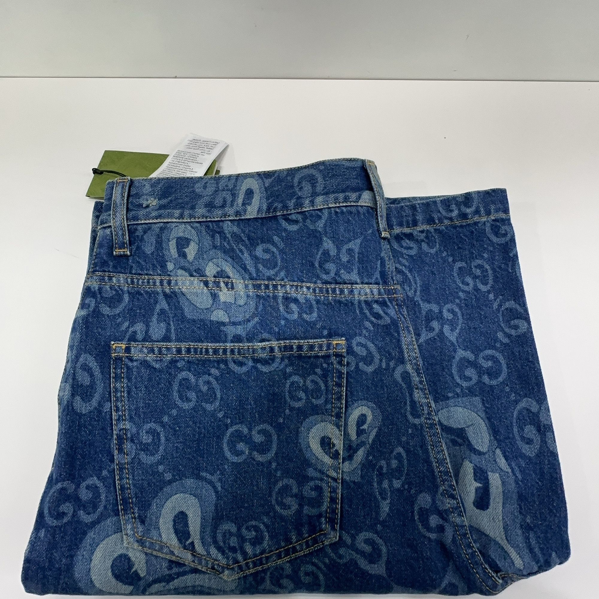 Gucci Gucci Monogram Washed Denim Shorts 36 Size US 36 / EU 52 - 7 Thumbnail