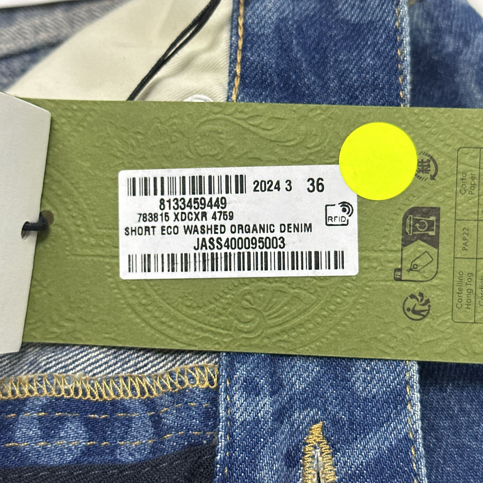 Gucci Gucci Monogram Washed Denim Shorts 36 Size US 36 / EU 52 - 4 Thumbnail