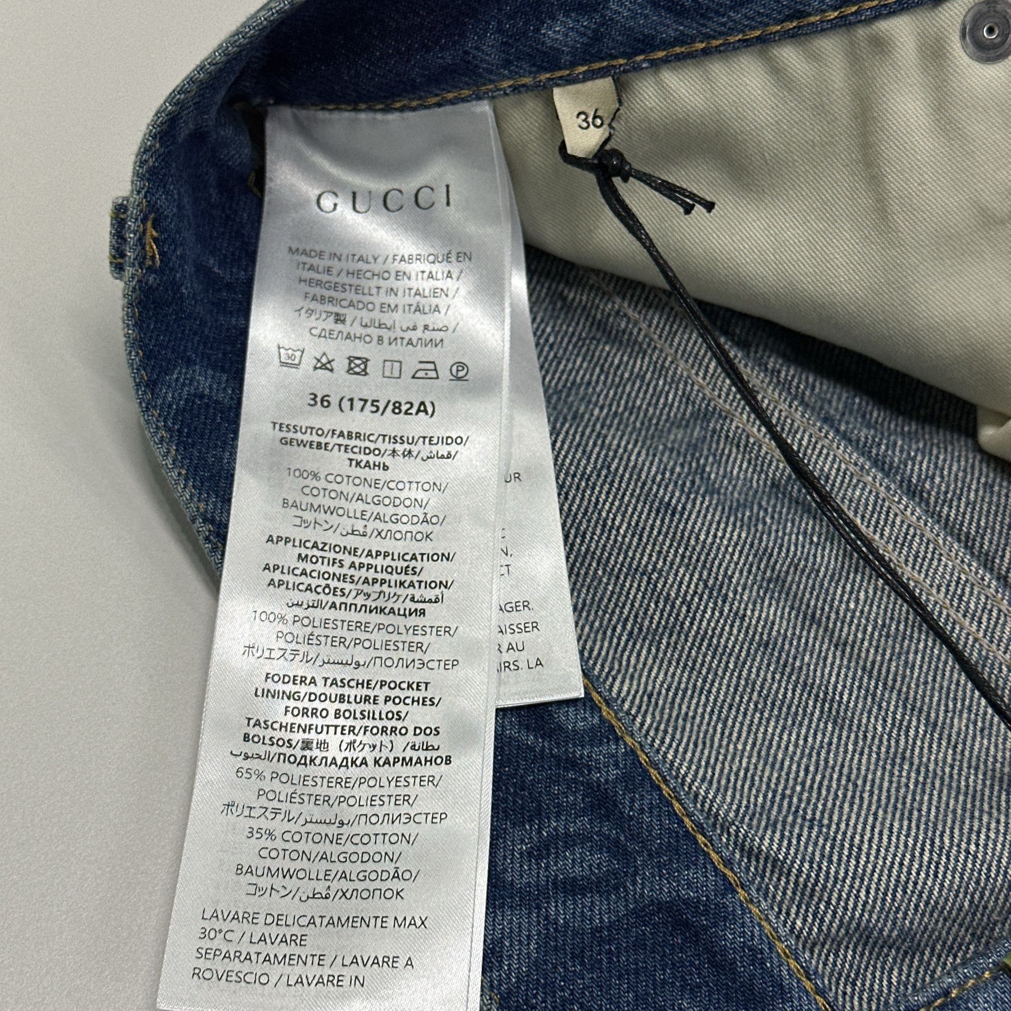 Gucci Gucci Monogram Washed Denim Shorts 36 Size US 36 / EU 52 - 5 Thumbnail