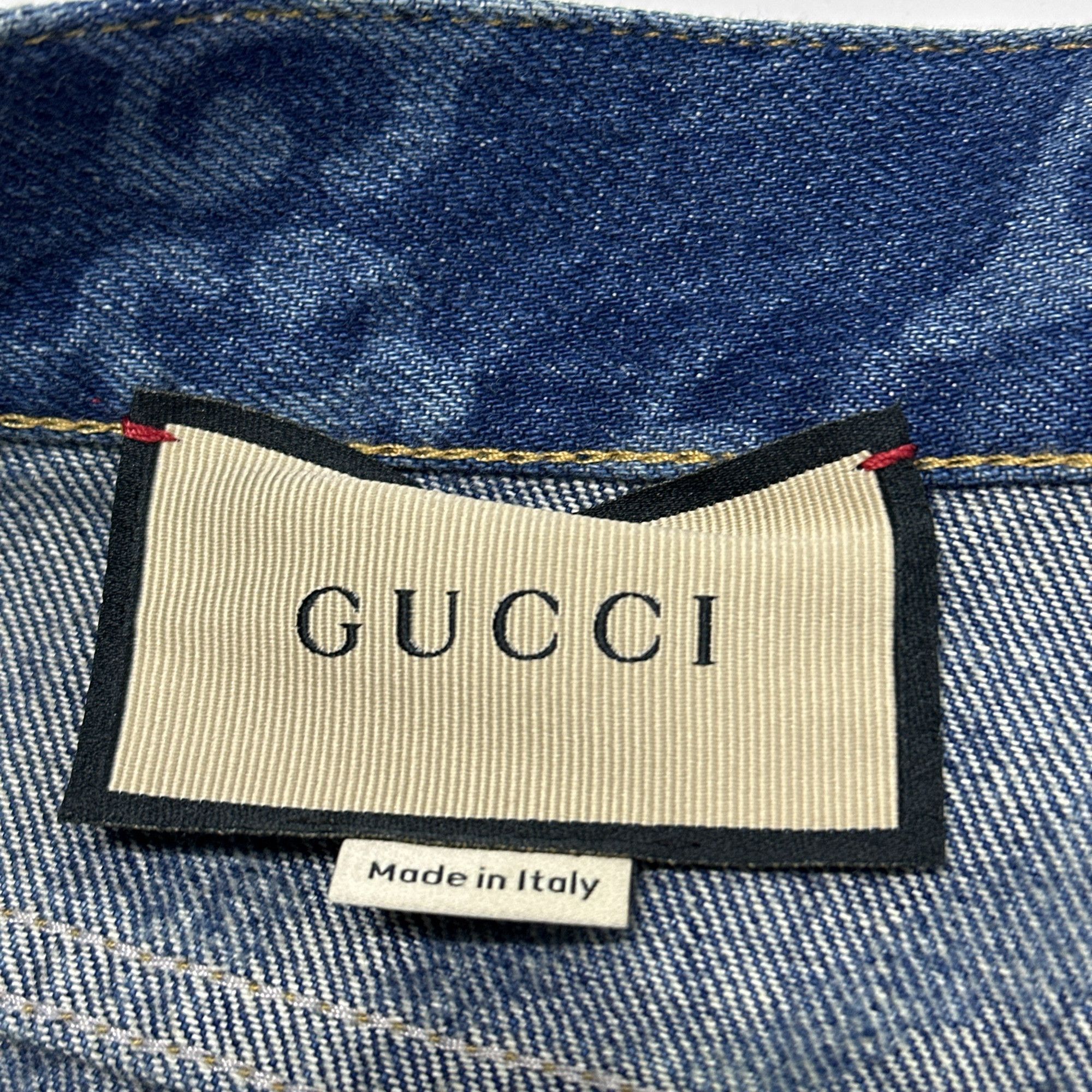 Gucci Gucci Monogram Washed Denim Shorts 36 Size US 36 / EU 52 - 3 Thumbnail