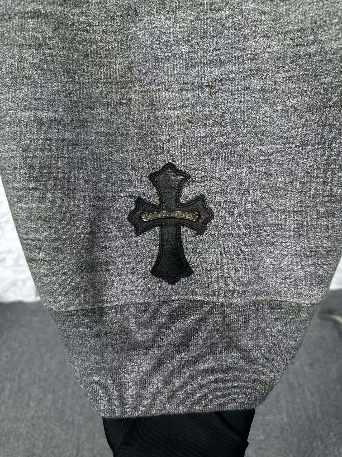 Chrome Hearts Chrome Hearts Leather Patch Short Sleeve Sweatshirt M Size US M / EU 48-50 / 2 - 6 Thumbnail