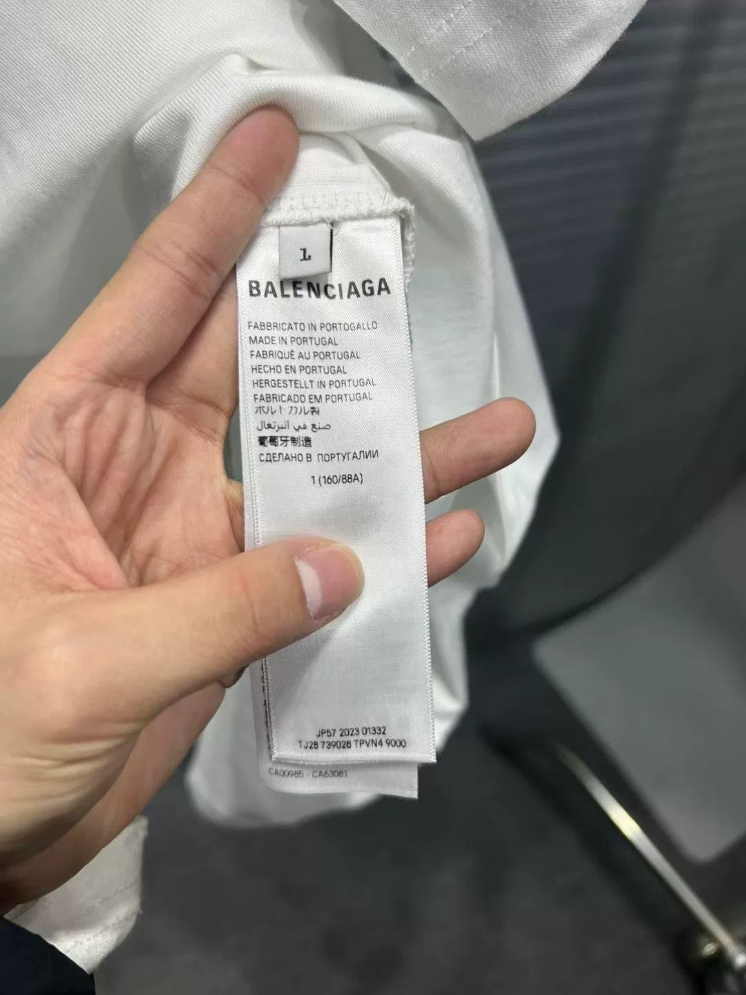 Balenciaga Balenciaga Script Logo T-Shirt Size 1 Size US S / EU 44-46 / 1 - 6 Thumbnail