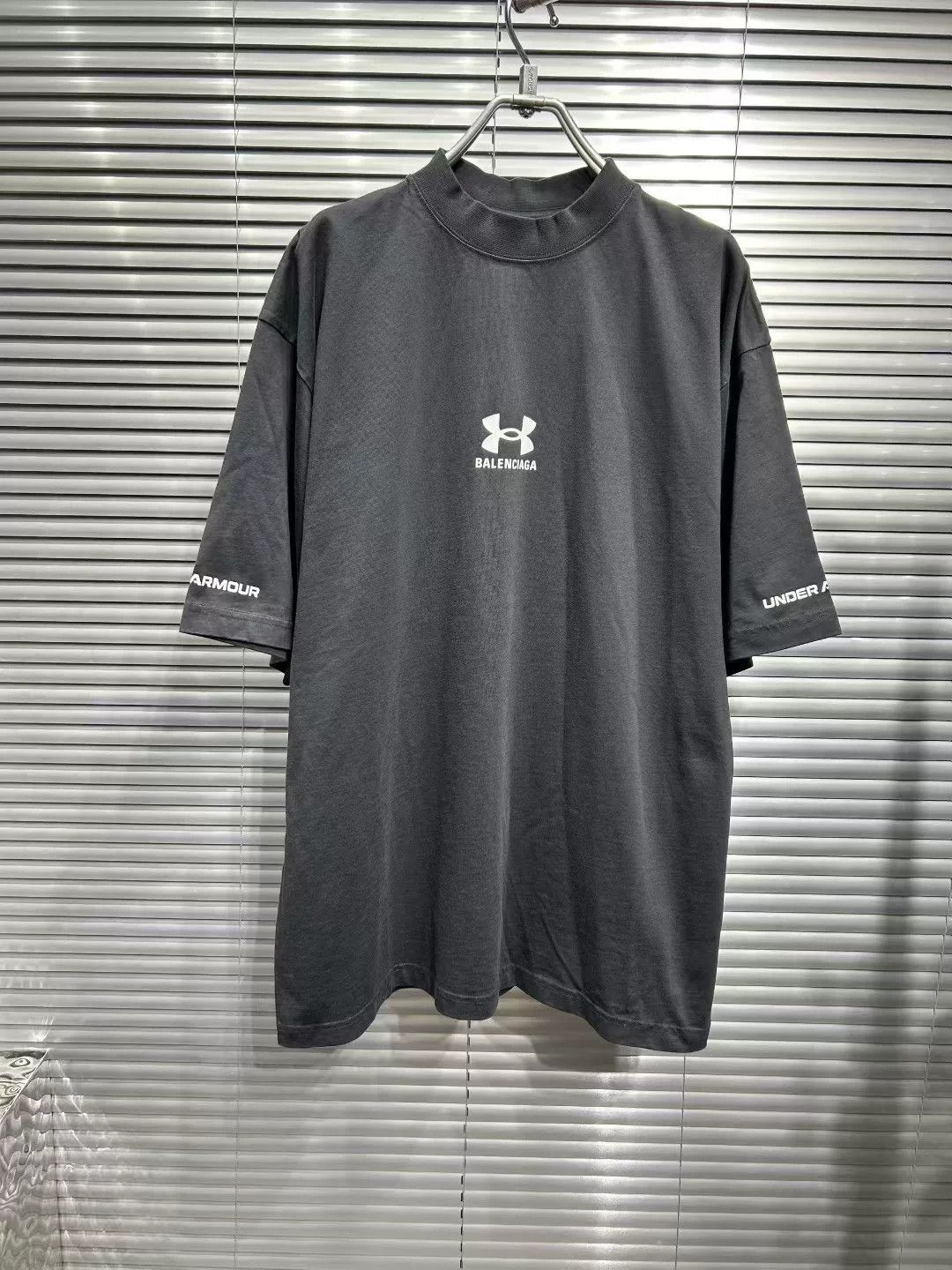 Balenciaga Balenciaga x Under Armour Logo T-Shirt Size M Size US M / EU 48-50 / 2 - 2 Thumbnail