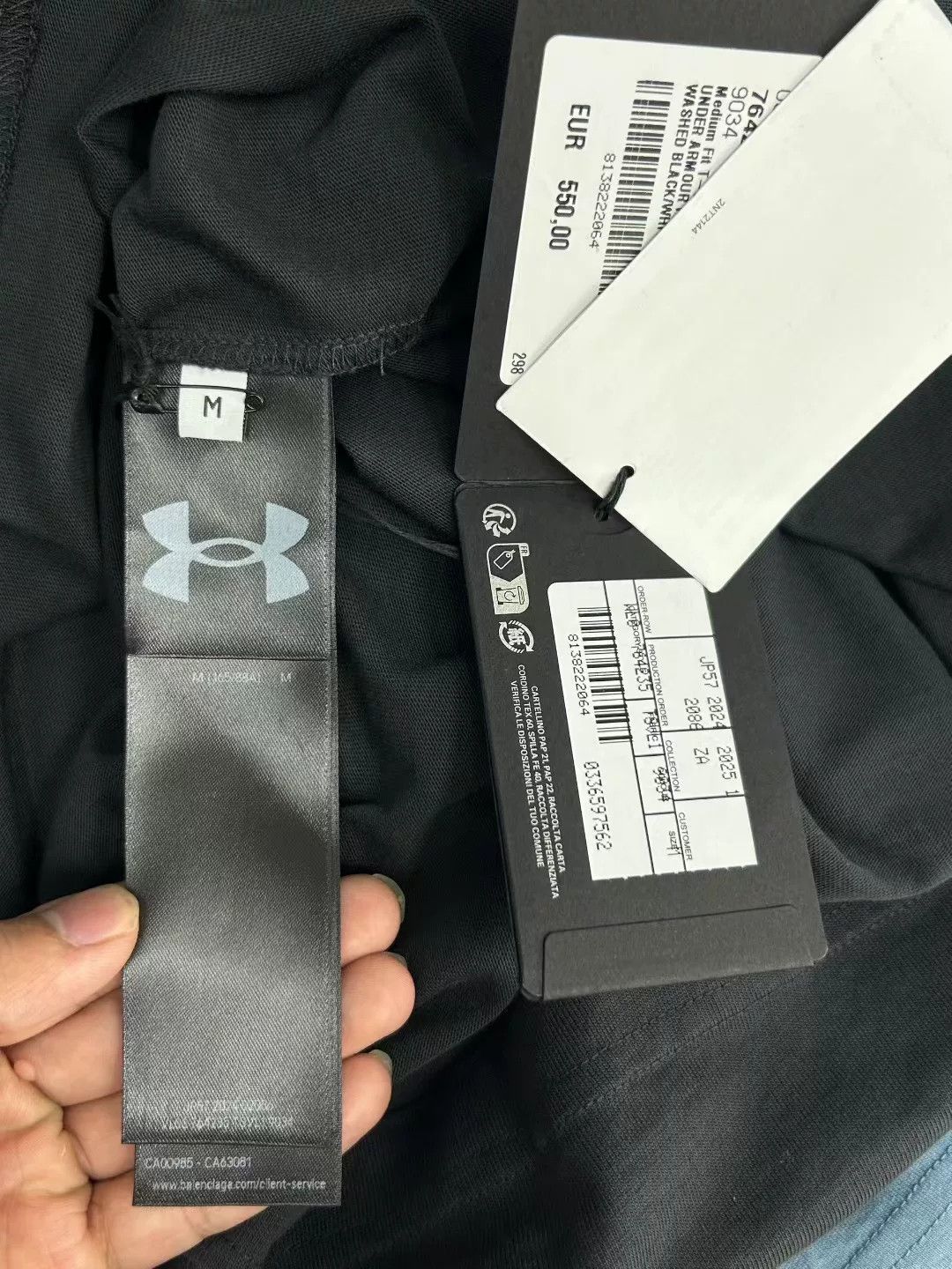 Balenciaga Balenciaga x Under Armour Logo T-Shirt Size M Size US M / EU 48-50 / 2 - 5 Thumbnail