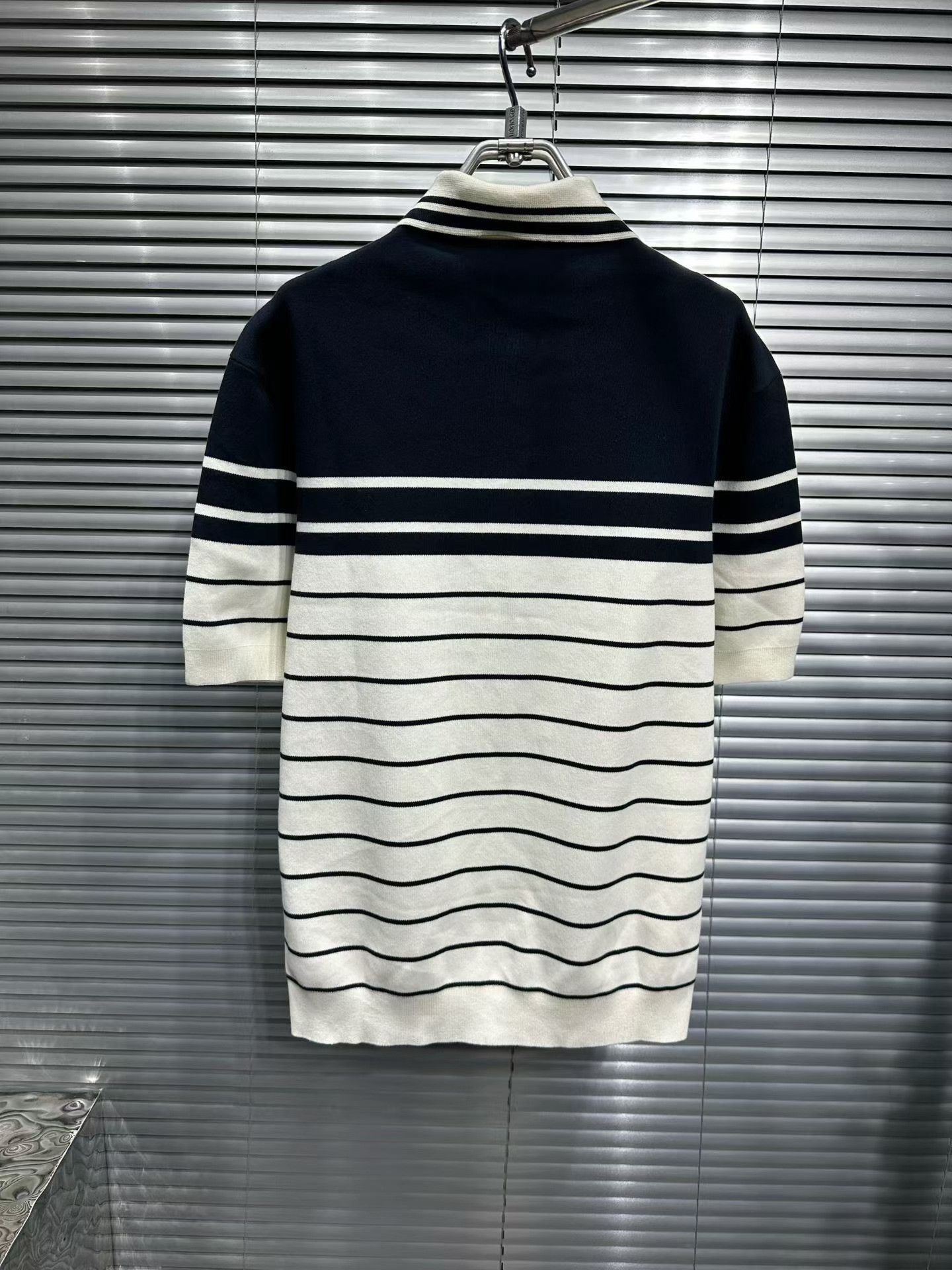 Gucci Gucci Striped Knit Polo Shirt Size M Size US M / EU 48-50 / 2 - 3 Thumbnail