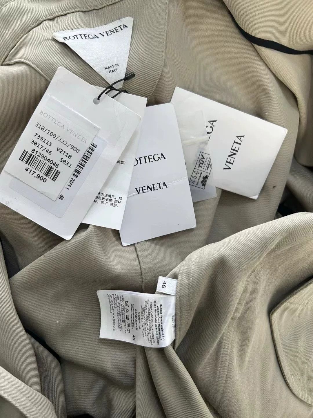 Bottega Veneta Bottega Veneta Beige 4-Pocket Shirt Jacket 46 Size US S / EU 44-46 / 1 - 5 Thumbnail