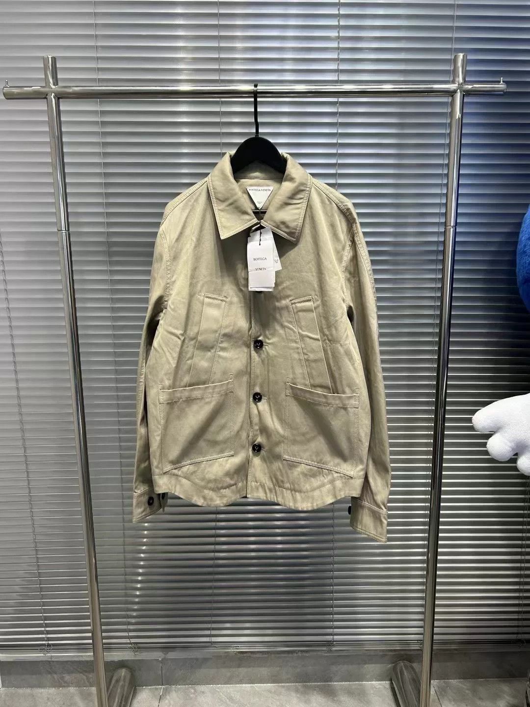Bottega Veneta Bottega Veneta Beige 4-Pocket Shirt Jacket 46 Size US S / EU 44-46 / 1 - 2 Thumbnail
