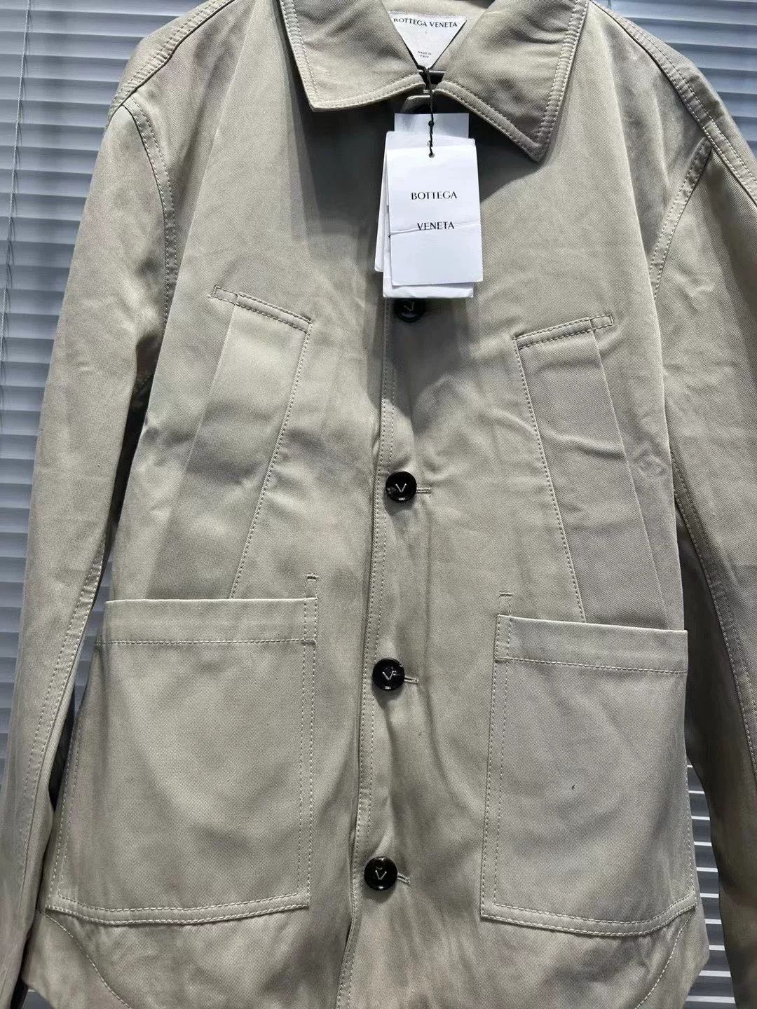 Bottega Veneta Bottega Veneta Beige 4-Pocket Shirt Jacket 46 Size US S / EU 44-46 / 1 - 4 Thumbnail