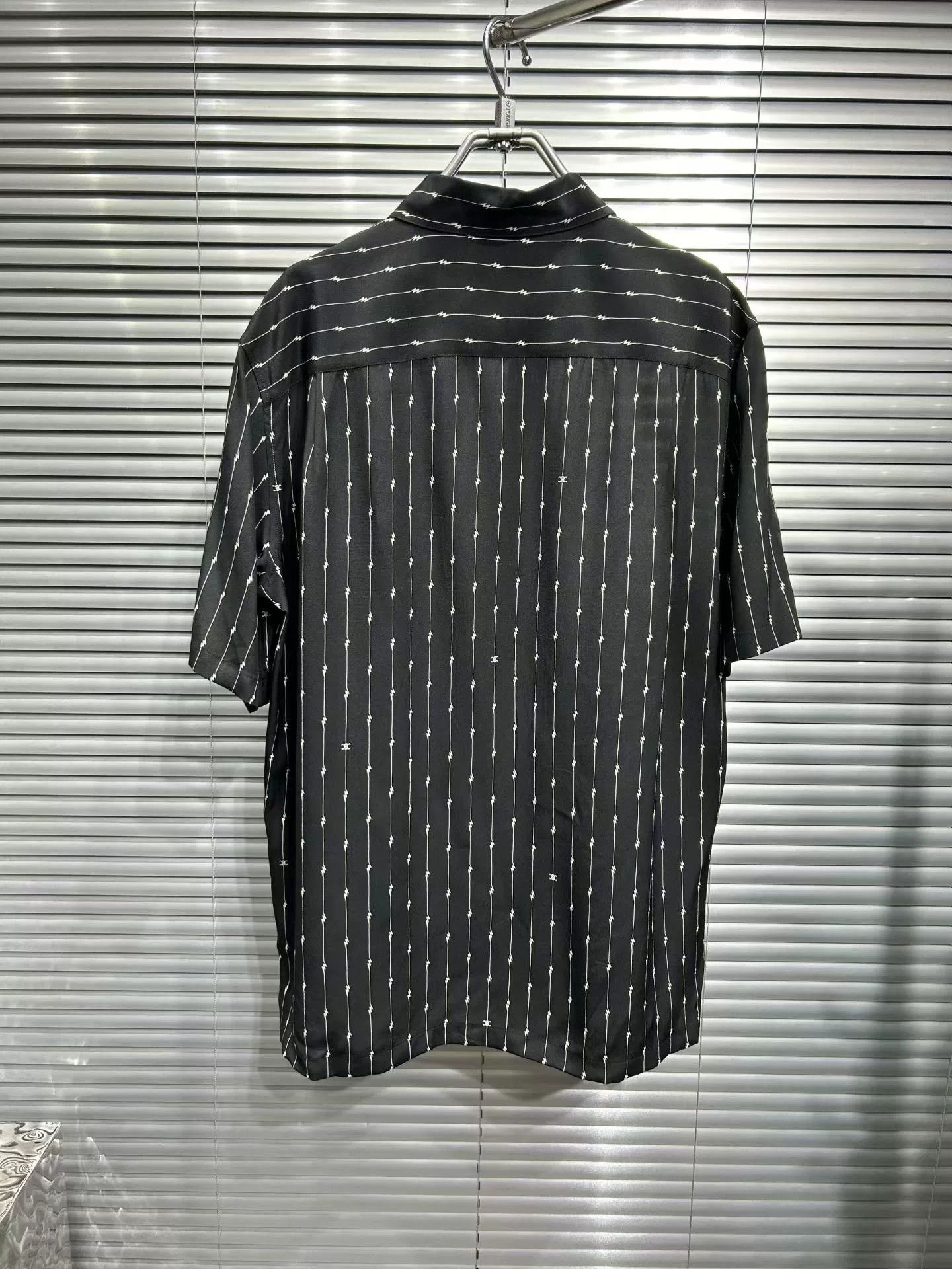 Celine CELINE All Over Logo Print Short Sleeve Shirt 39 Size US M / EU 48-50 / 2 - 3 Thumbnail