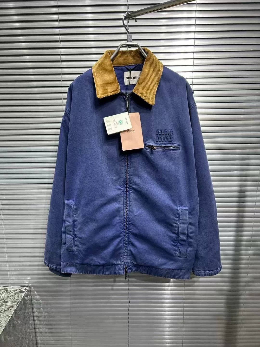Miu Miu Miu Miu Corduroy Collar Work Jacket 44 Size US S / EU 44-46 / 1 - 2 Thumbnail