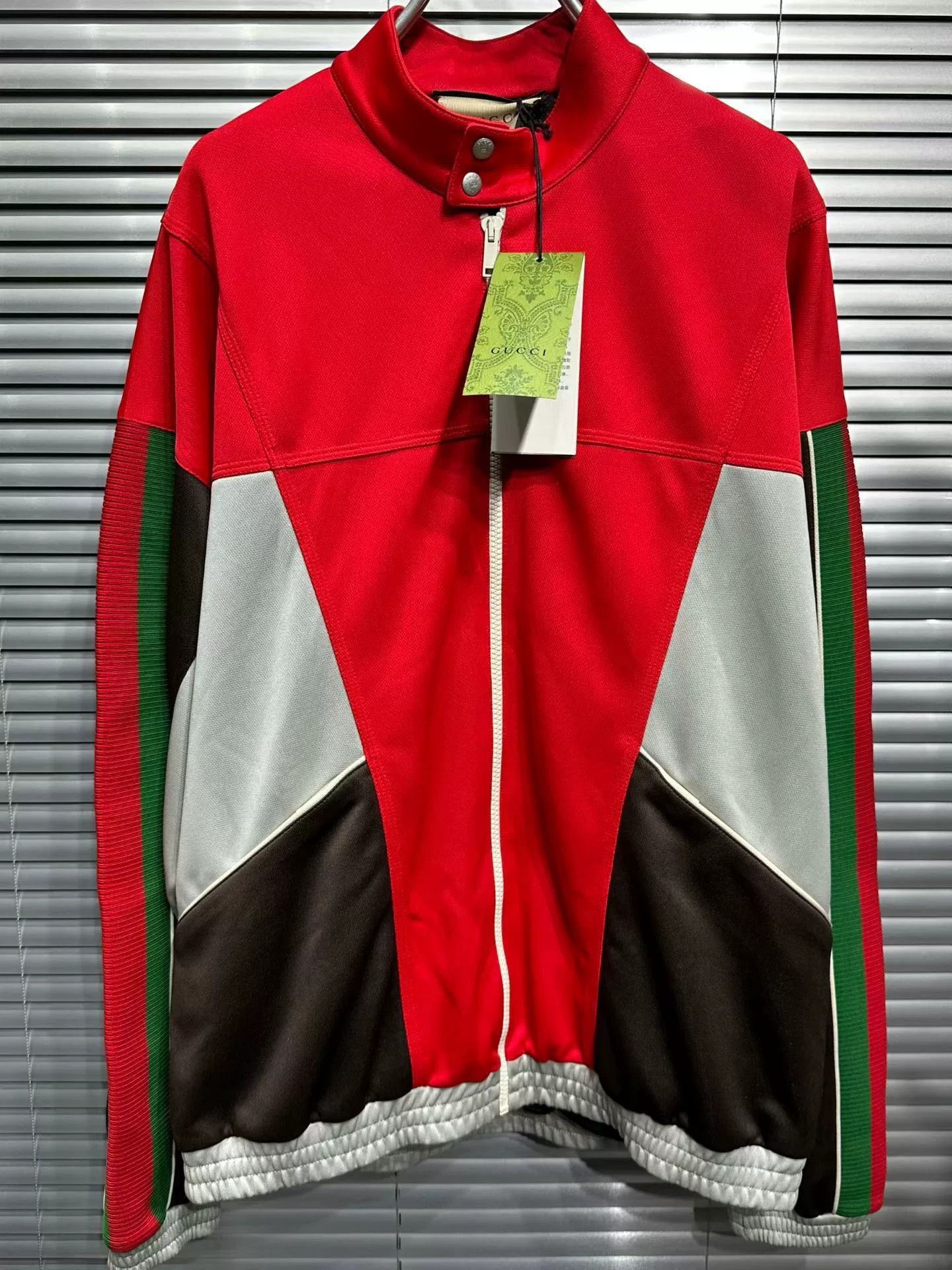 Gucci Gucci Web Stripe Multi-Color Zip Jacket M Size US M / EU 48-50 / 2 - 4 Thumbnail
