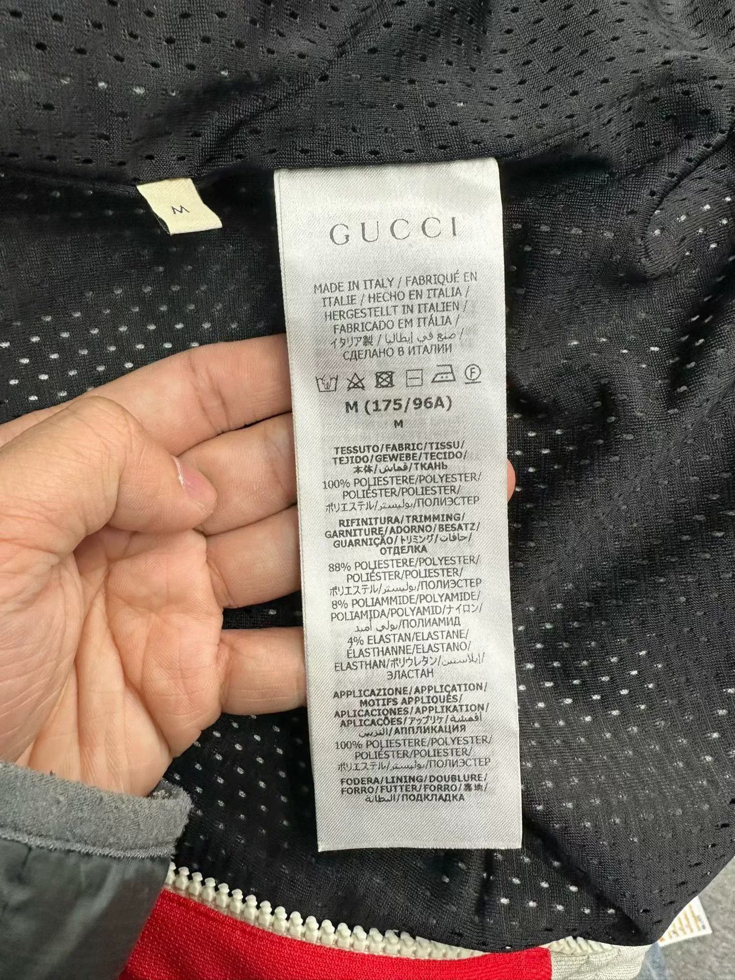 Gucci Gucci Web Stripe Multi-Color Zip Jacket M Size US M / EU 48-50 / 2 - 5 Thumbnail